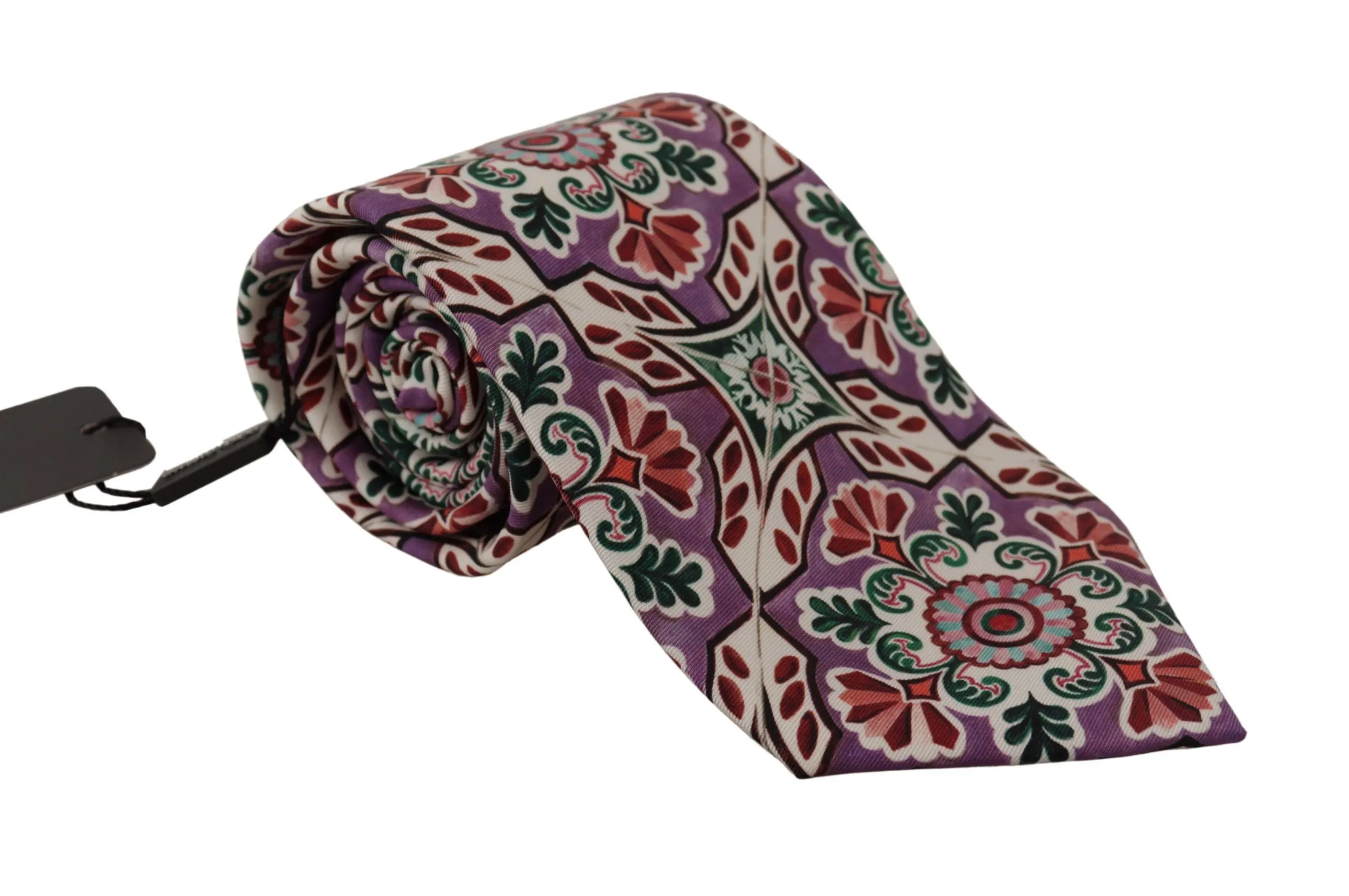 Dolce & Gabbana Men's Elegant Multicolor Silk Tie