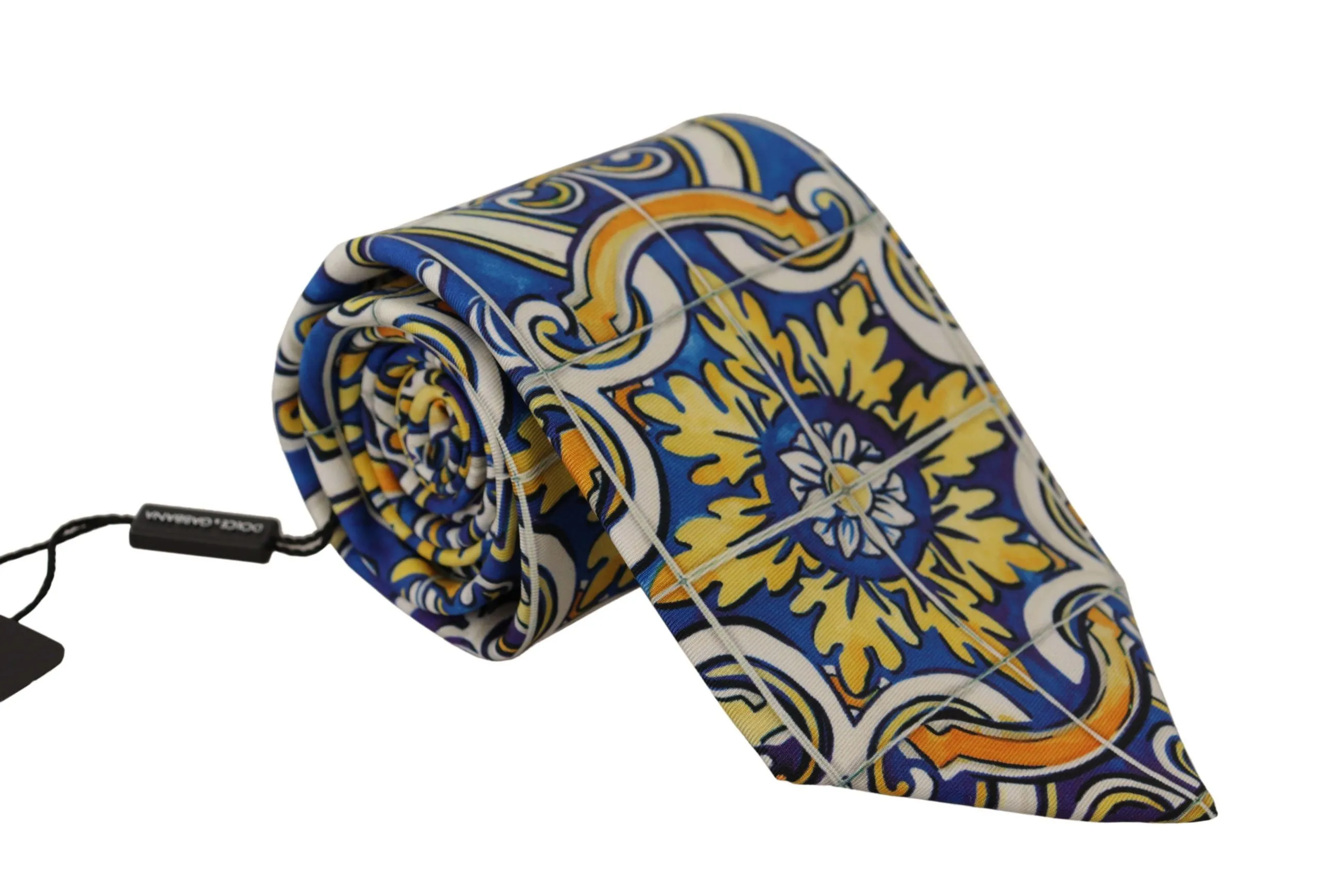 Dolce & Gabbana Men's Multicolor Majolica Silk Tie