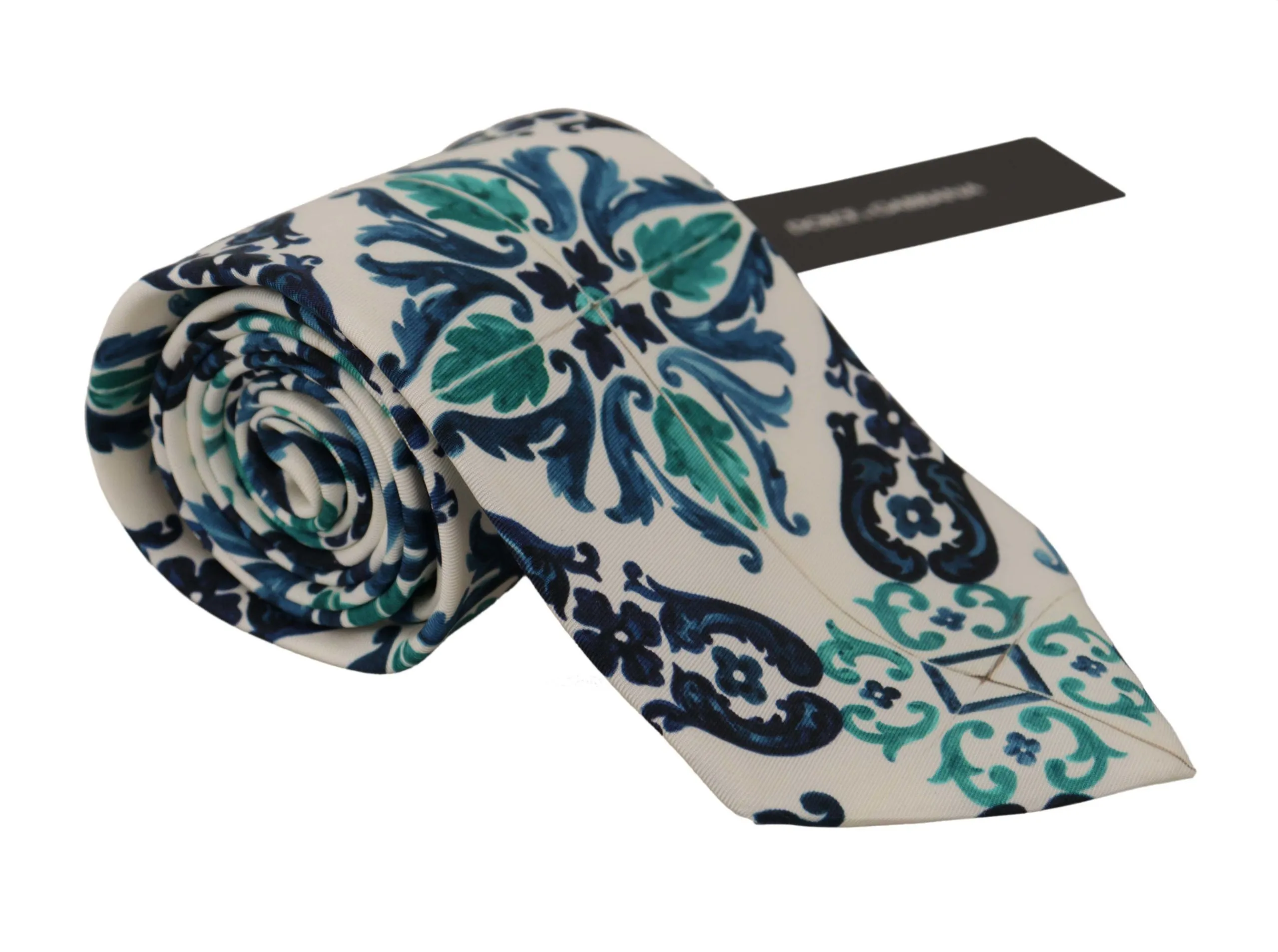 Dolce & Gabbana Men's Elegant Multicolor Silk Tie