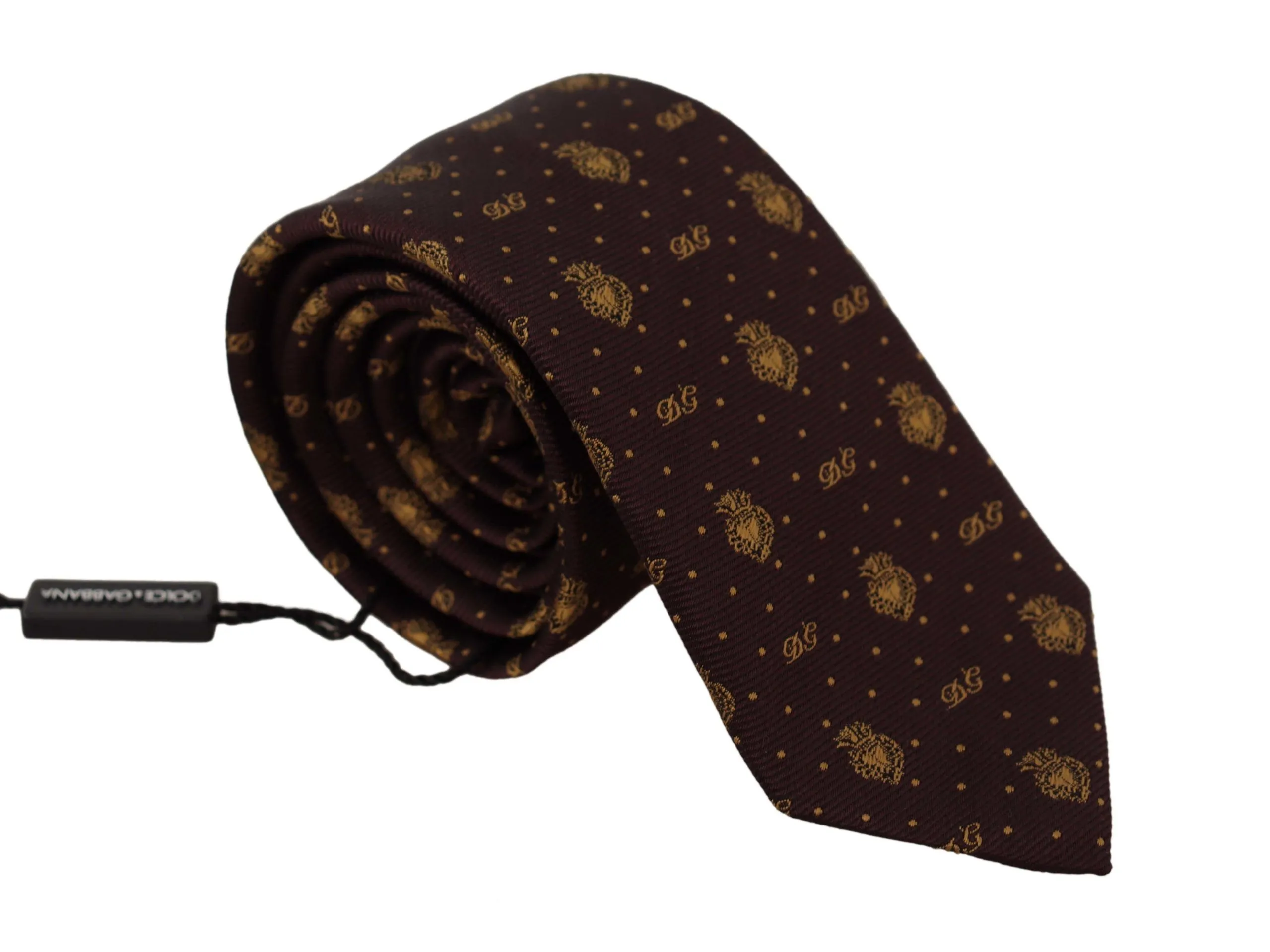 Dolce & Gabbana Men's Elegant Black Silk Tie