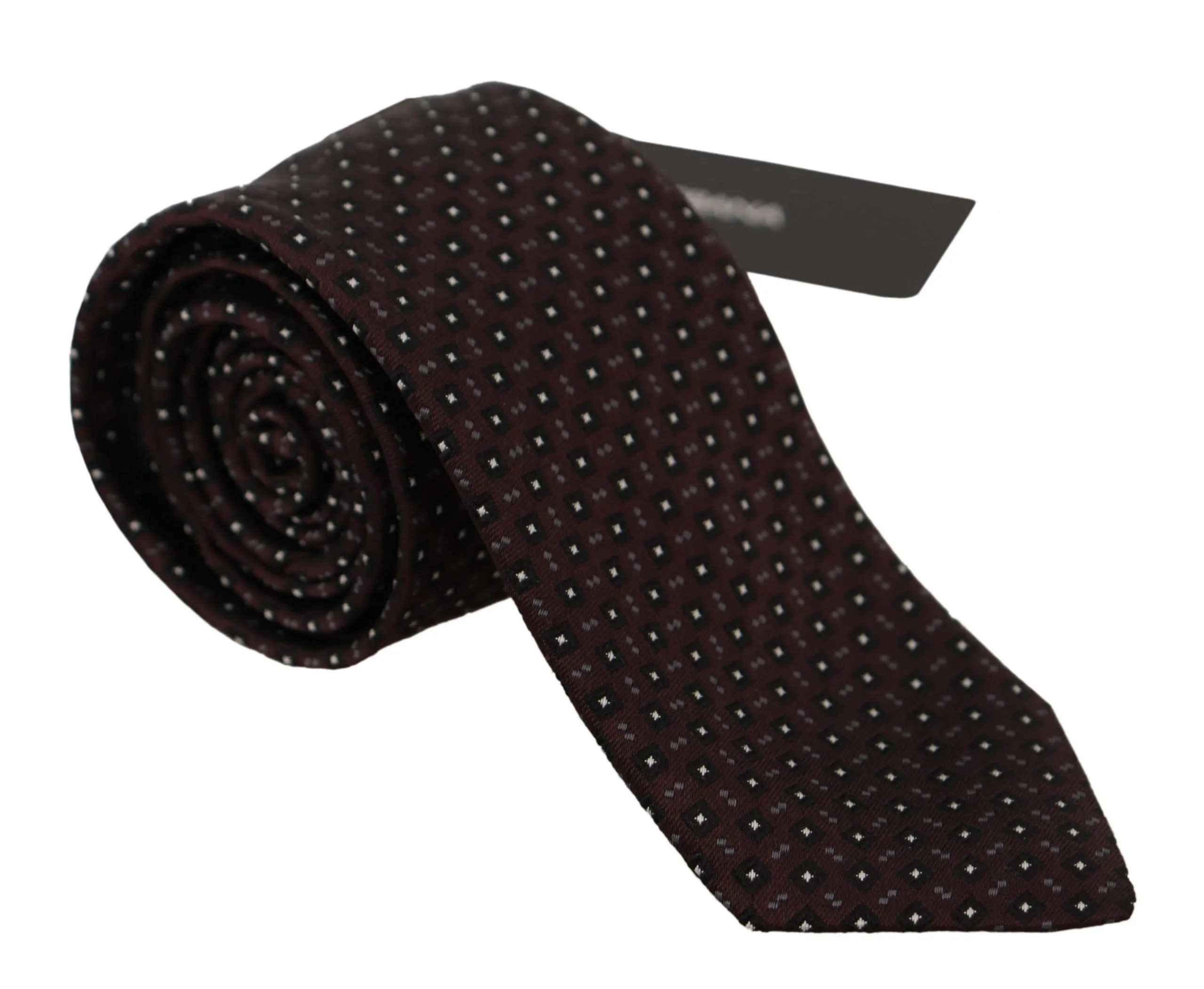 Dolce & Gabbana Men's Elegant Geometric Silk Bow Tie
