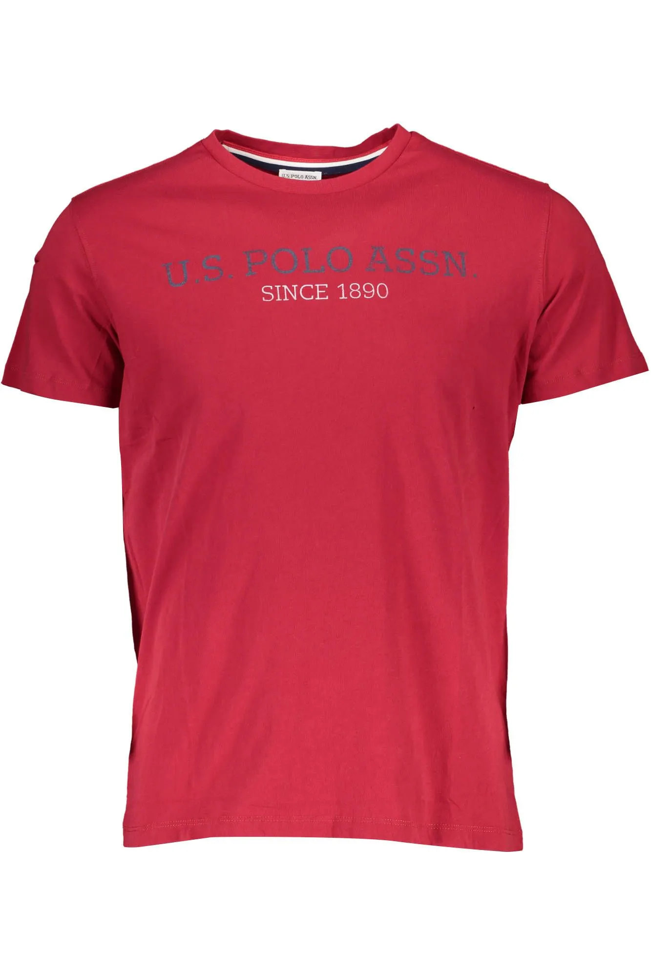 U.S. POLO ASSN. Red Cotton Men T-Shirt