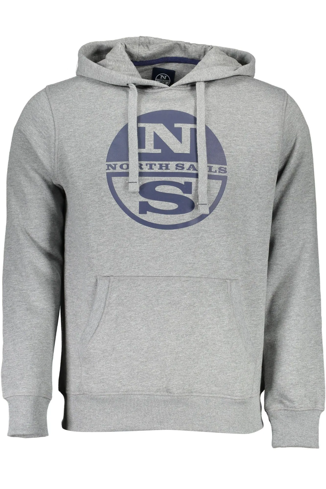 North Sails Gray Cotton Men Sweater