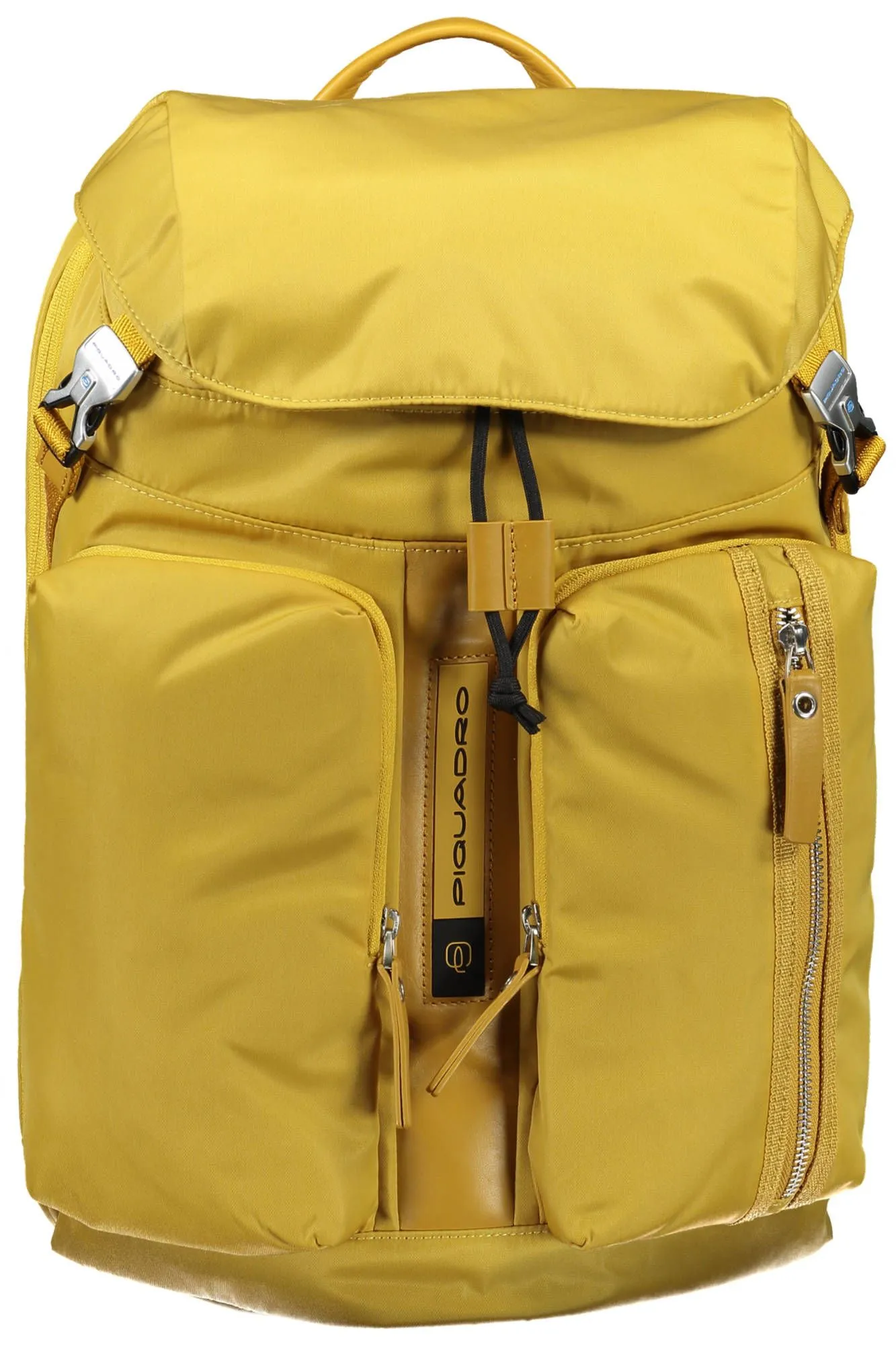 Piquadro Yellow Nylon Men Backpack
