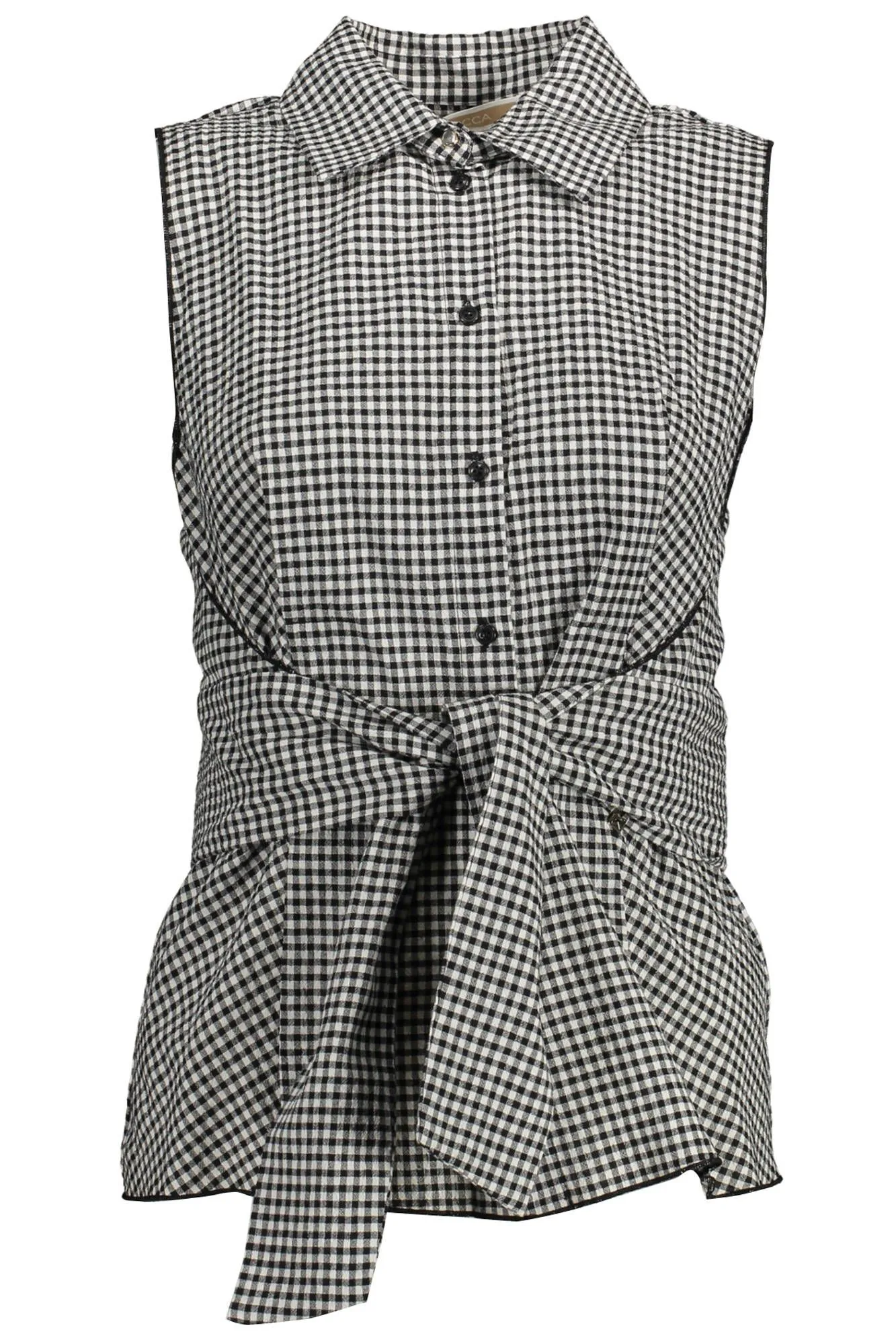 Black Cotton Women Shirt