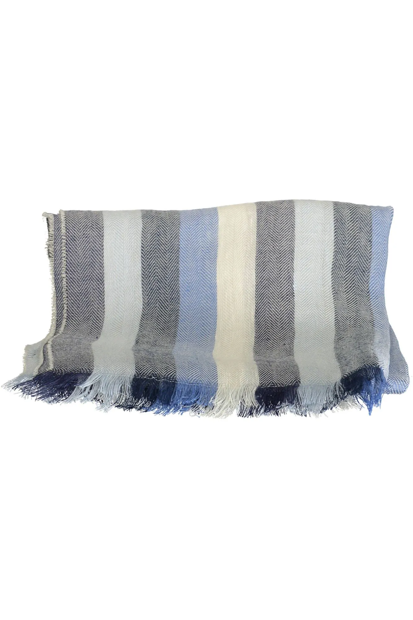 Gant Blue Cotton Men Scarf