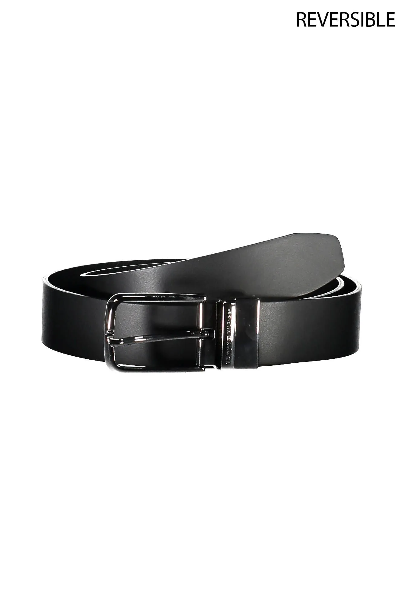 Tommy Hilfiger Black Leather Men Belt