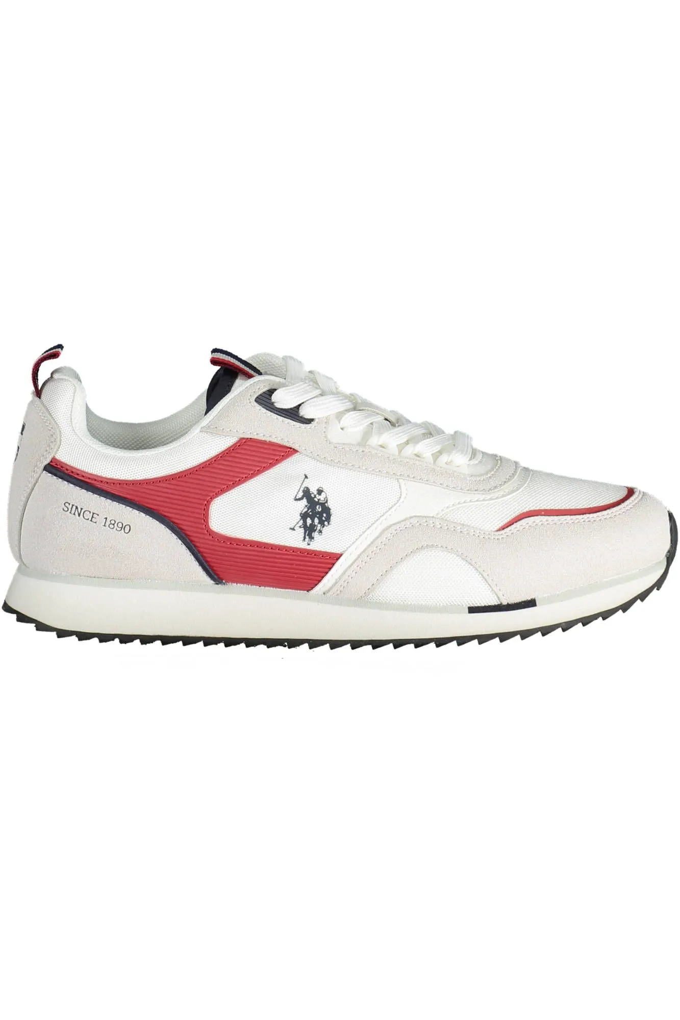 U.S. POLO ASSN. White Polyester Men Sneaker