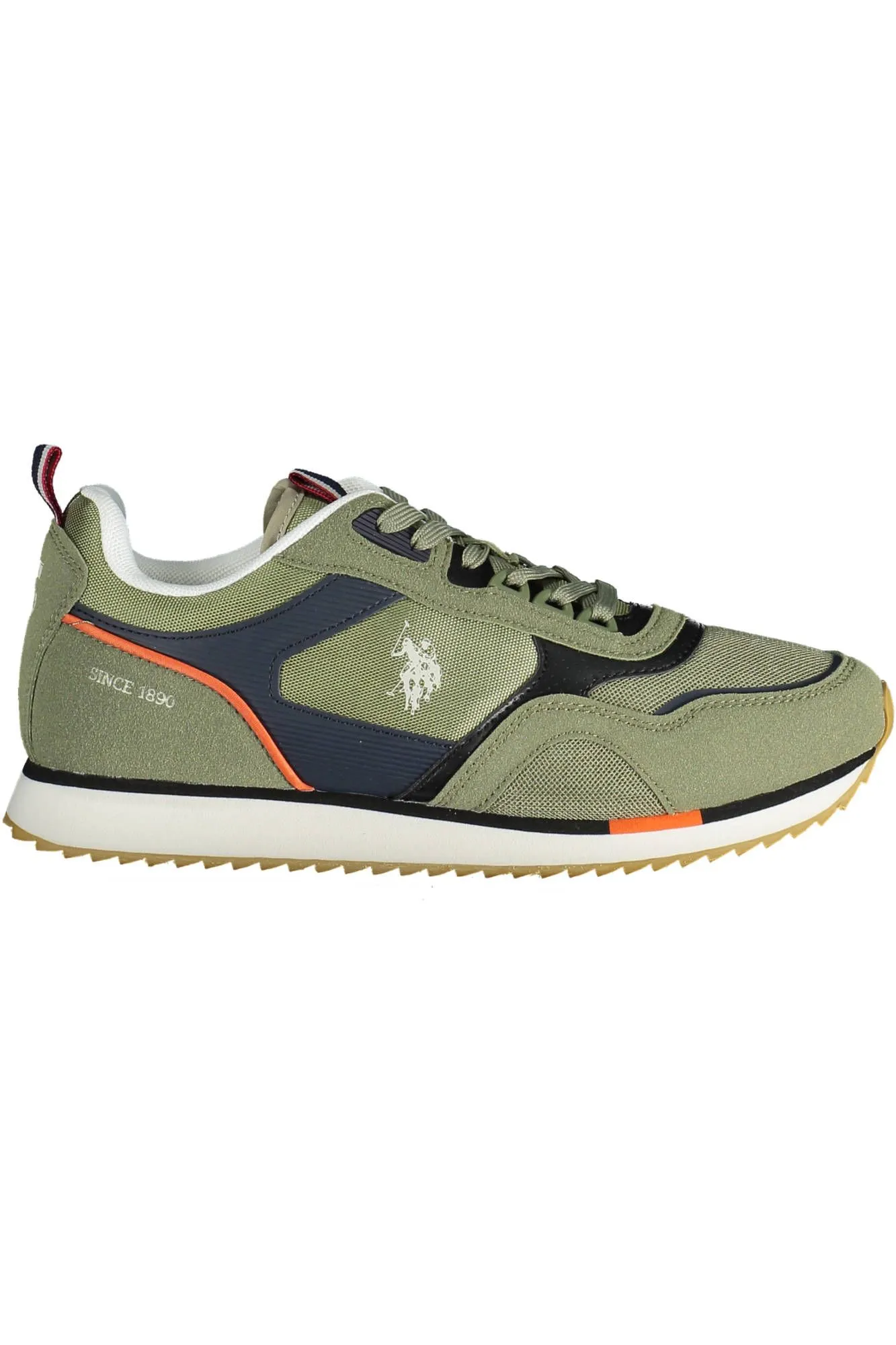 U.S. POLO ASSN. Green Polyester Men Sneaker