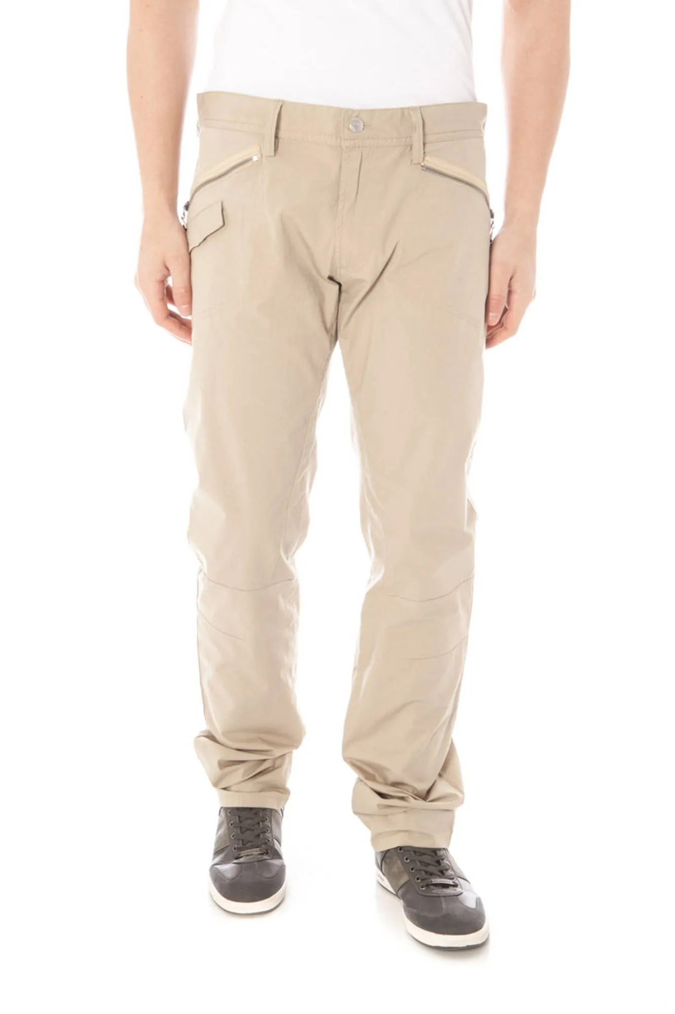 Costume National Beige Cotton Men Pant