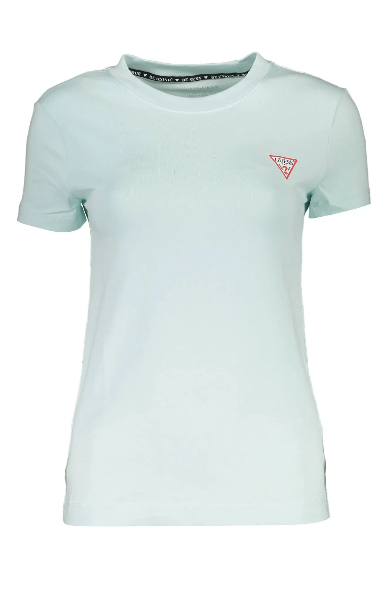 Guess Jeans Light Blue Cotton Women T-Shirt