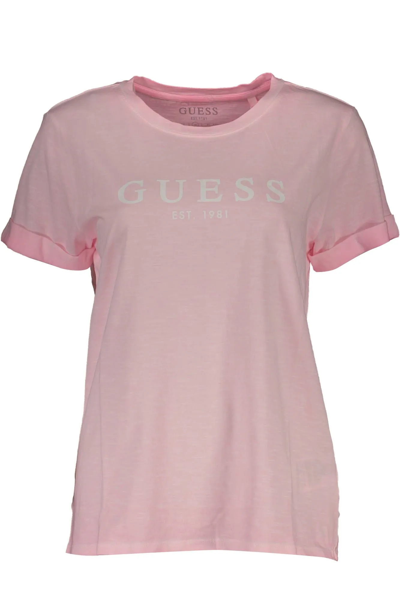 Guess Jeans Pink Cotton Women T-Shirt