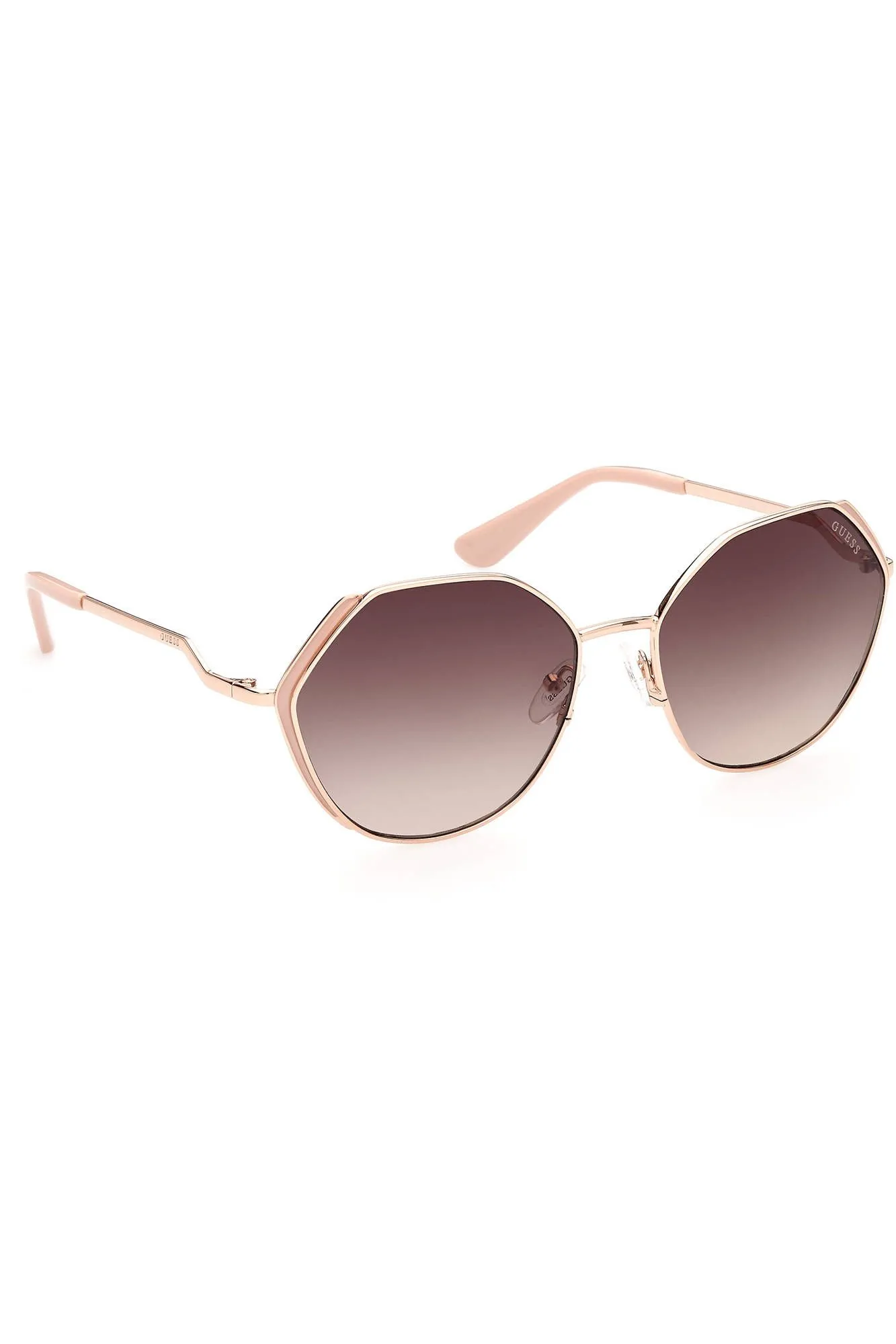 Guess Jeans Pink Metal Women Sunglass