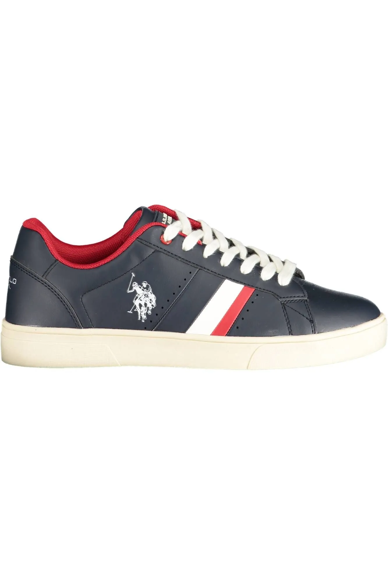 U.S. POLO ASSN. Blue Eco Leather Men Sneaker