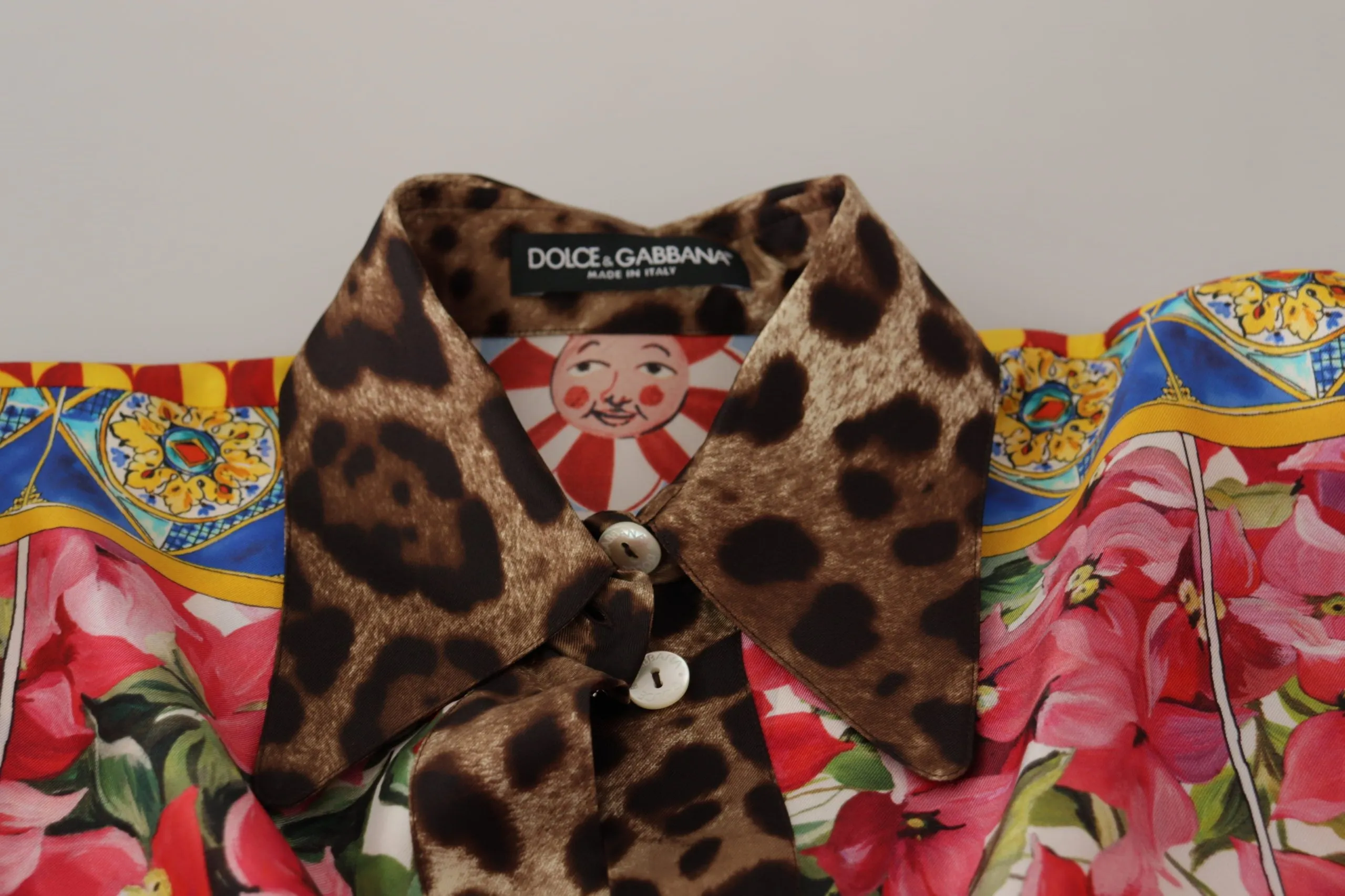 Dolce & Gabbana Women's Elegant Silk Floral Print Blouse
