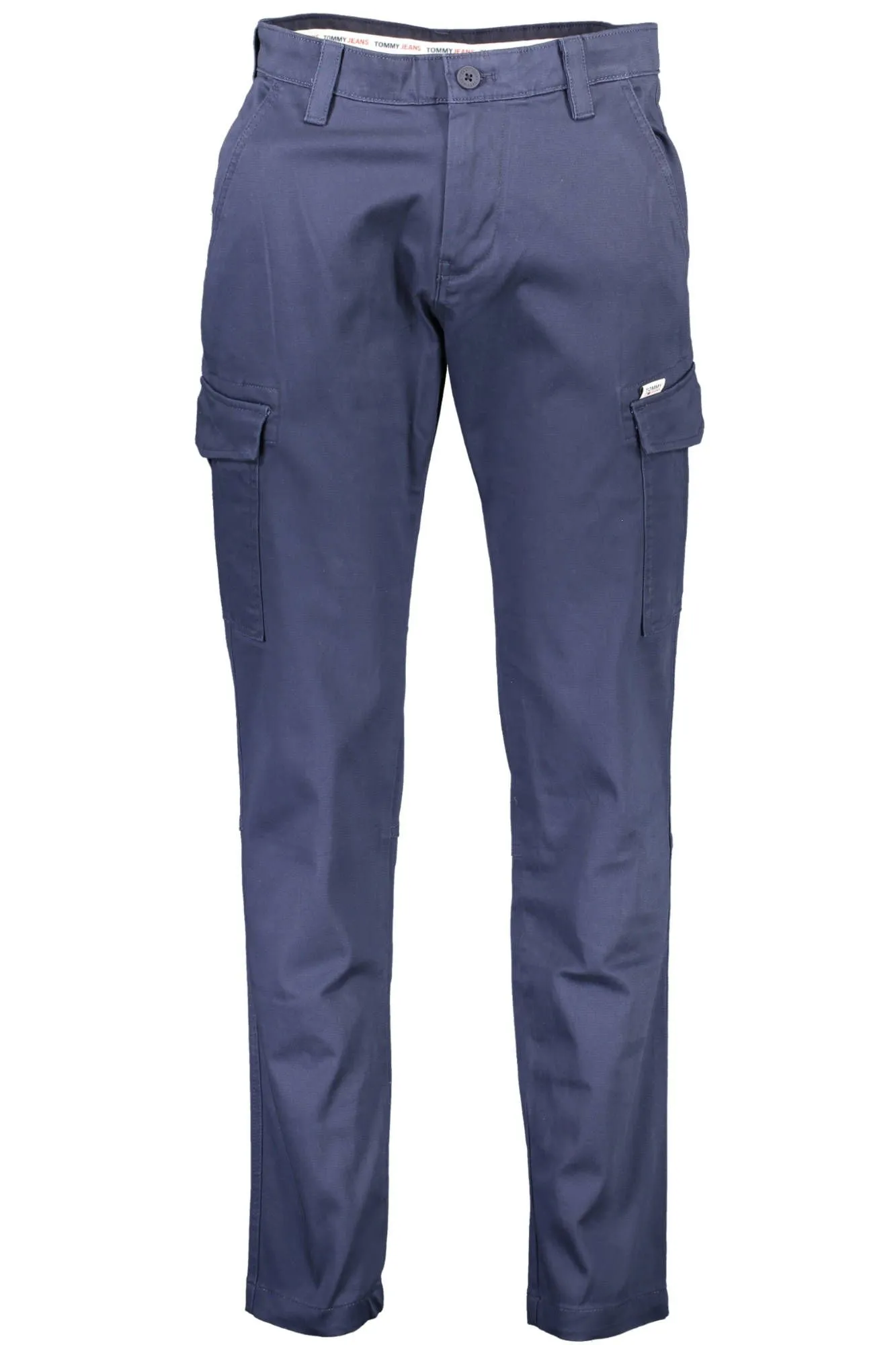 Tommy Hilfiger Blue Cotton Men Trouser