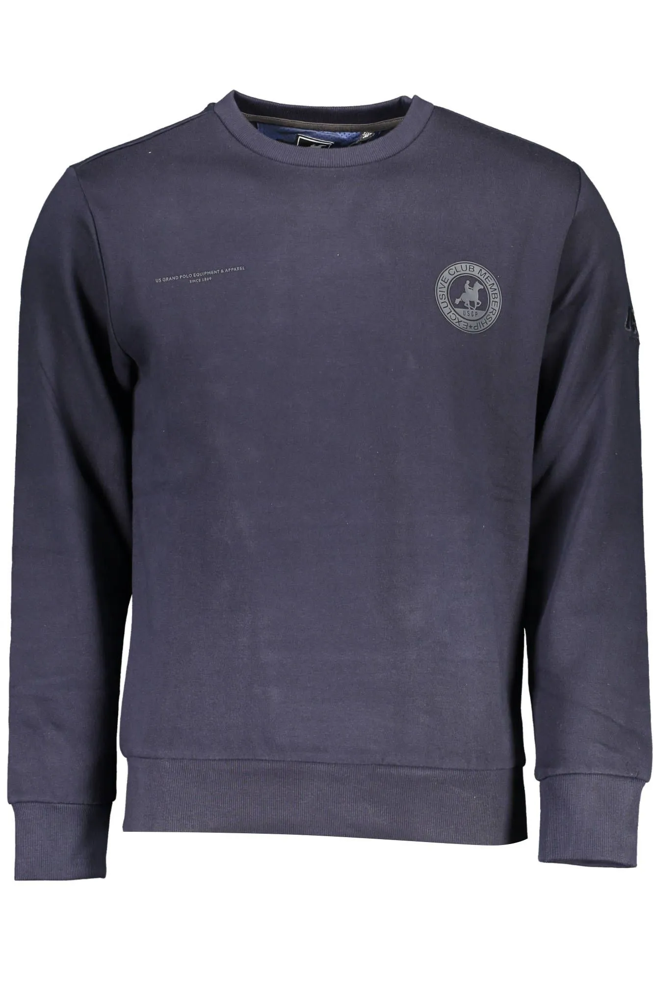 U.S. Grand Polo Blue Cotton Men Sweater