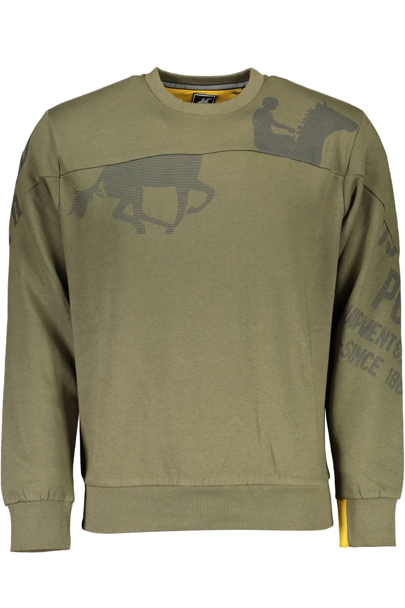 U.S. Grand Polo Green Cotton Men Sweater