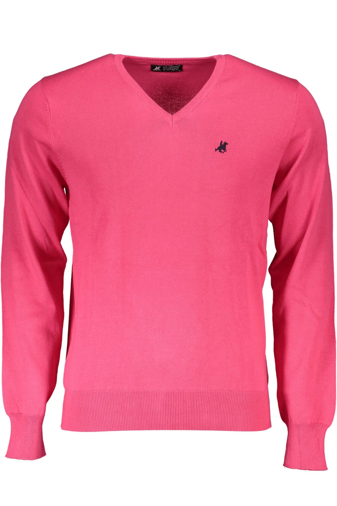 U.S. Grand Polo Pink Cotton Men Sweater