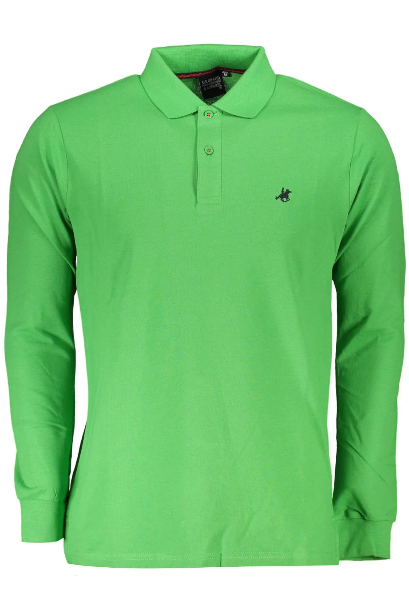 U.S. Grand Polo Green Cotton Men Polo Shirt