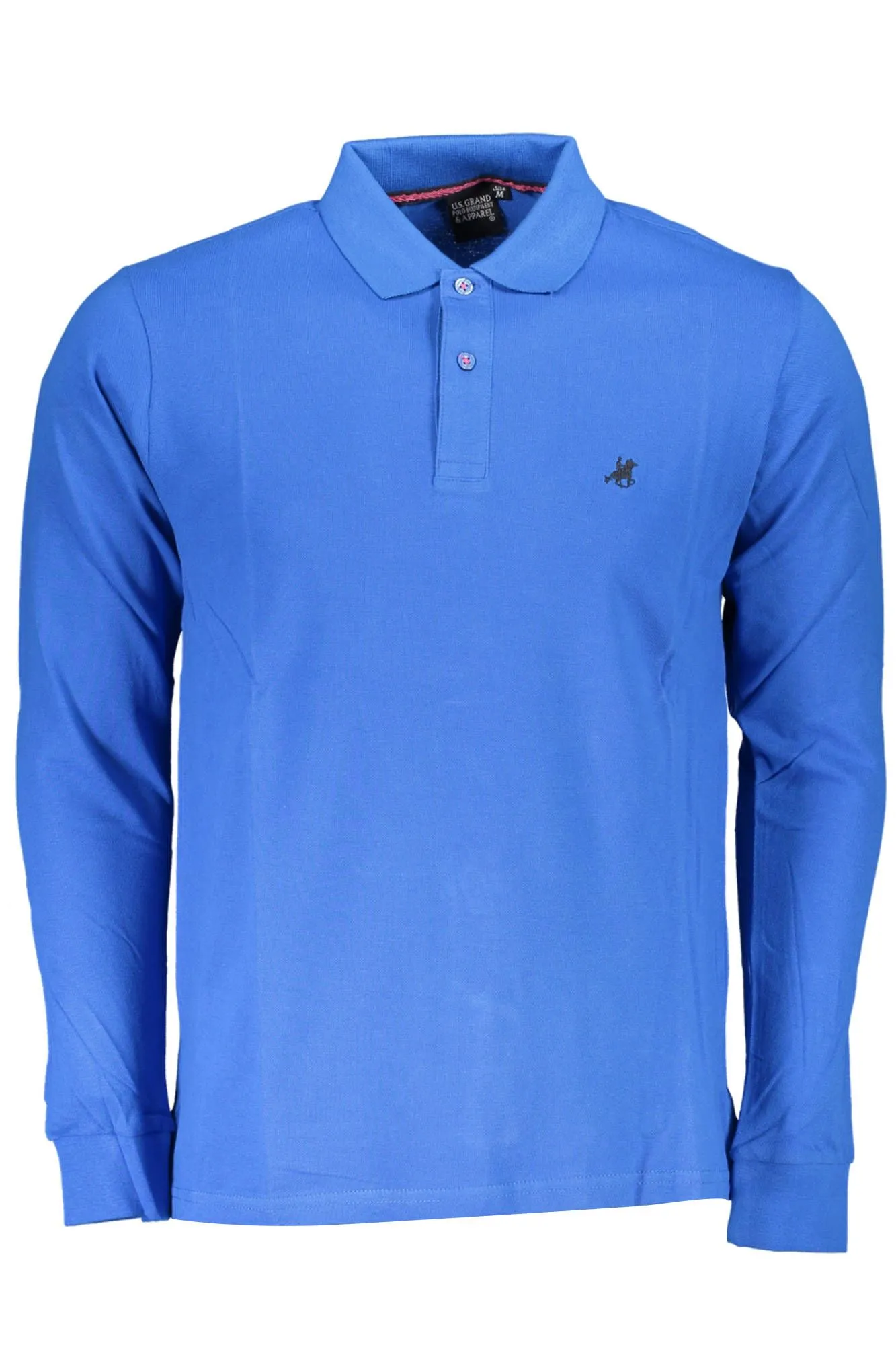 U.S. Grand Polo Blue Cotton Men Polo Shirt
