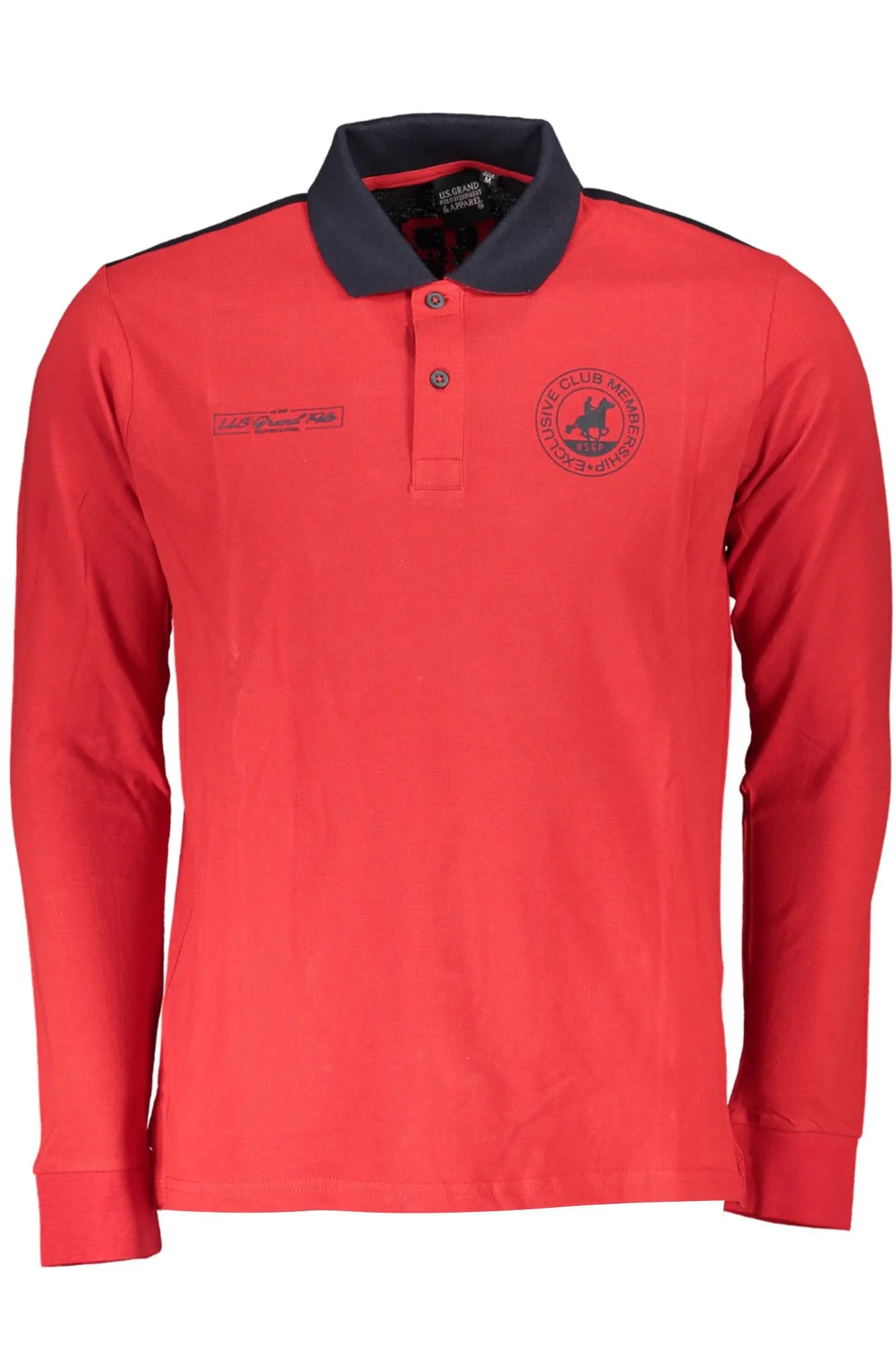 U.S. Grand Polo Red Cotton Men Polo Shirt