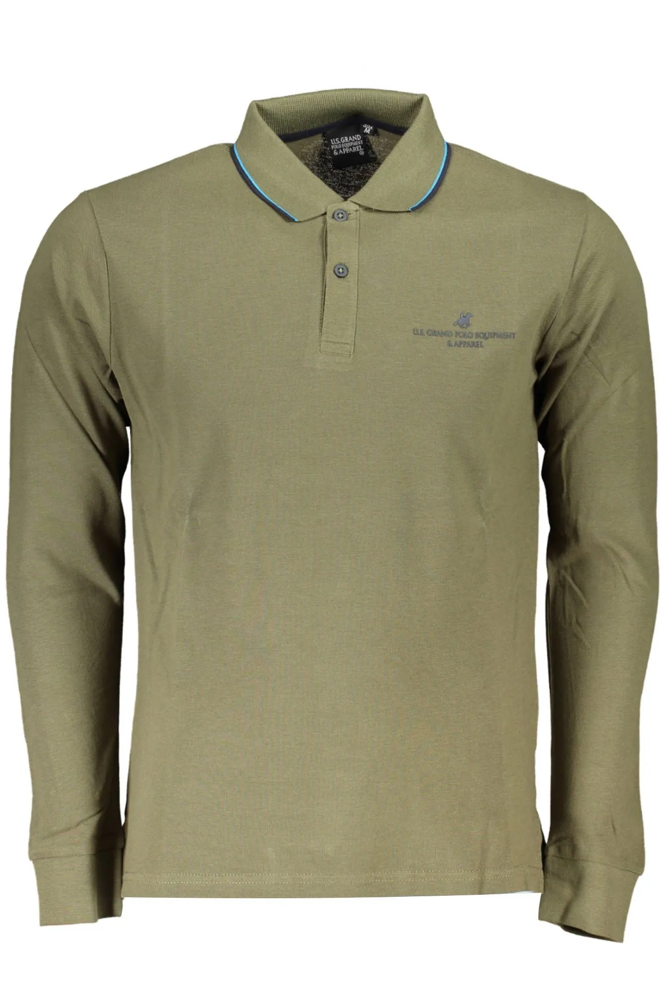 U.S. Grand Polo Green Cotton Men Polo Shirt