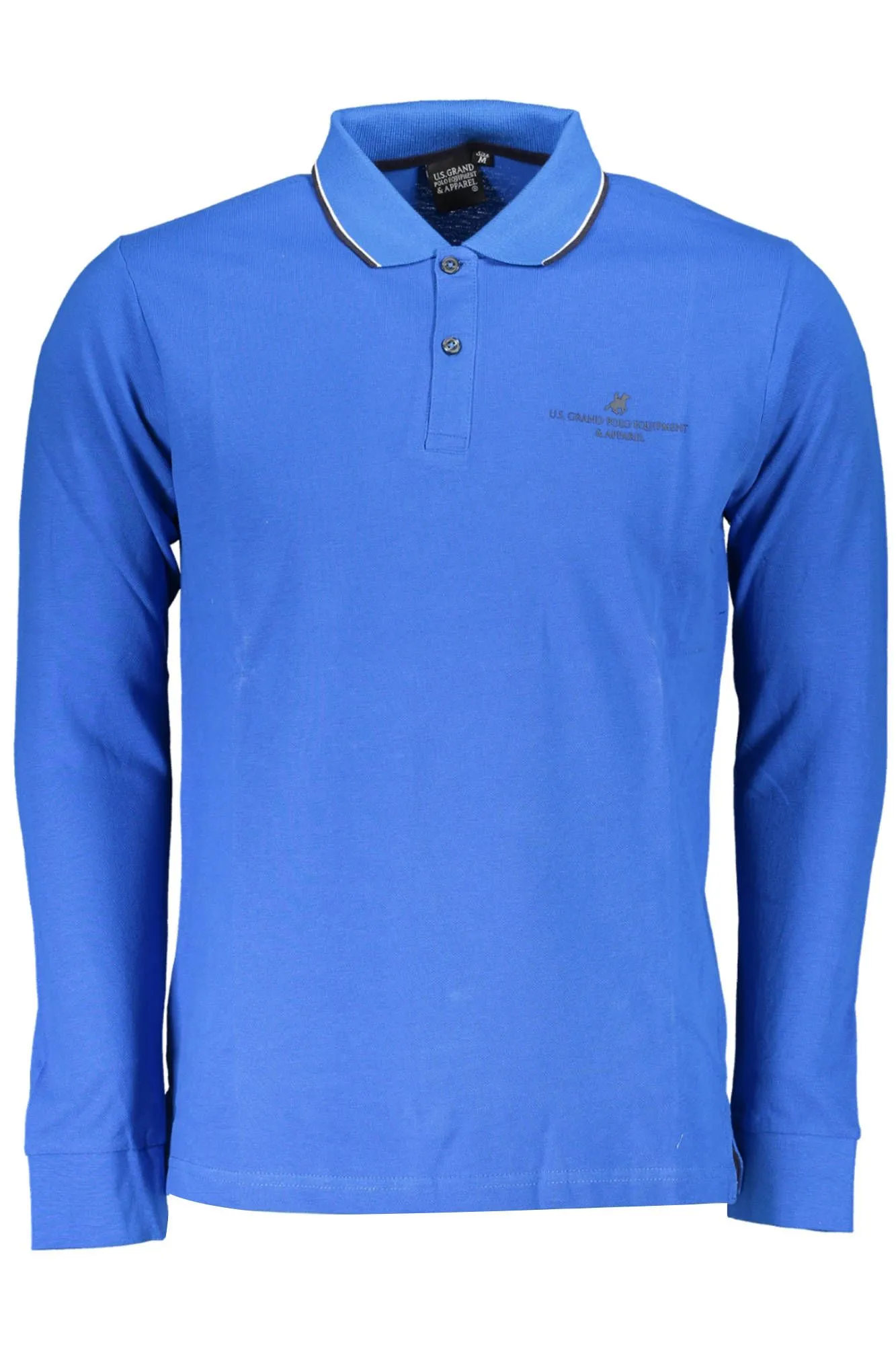 U.S. Grand Polo Blue Cotton Men Polo Shirt