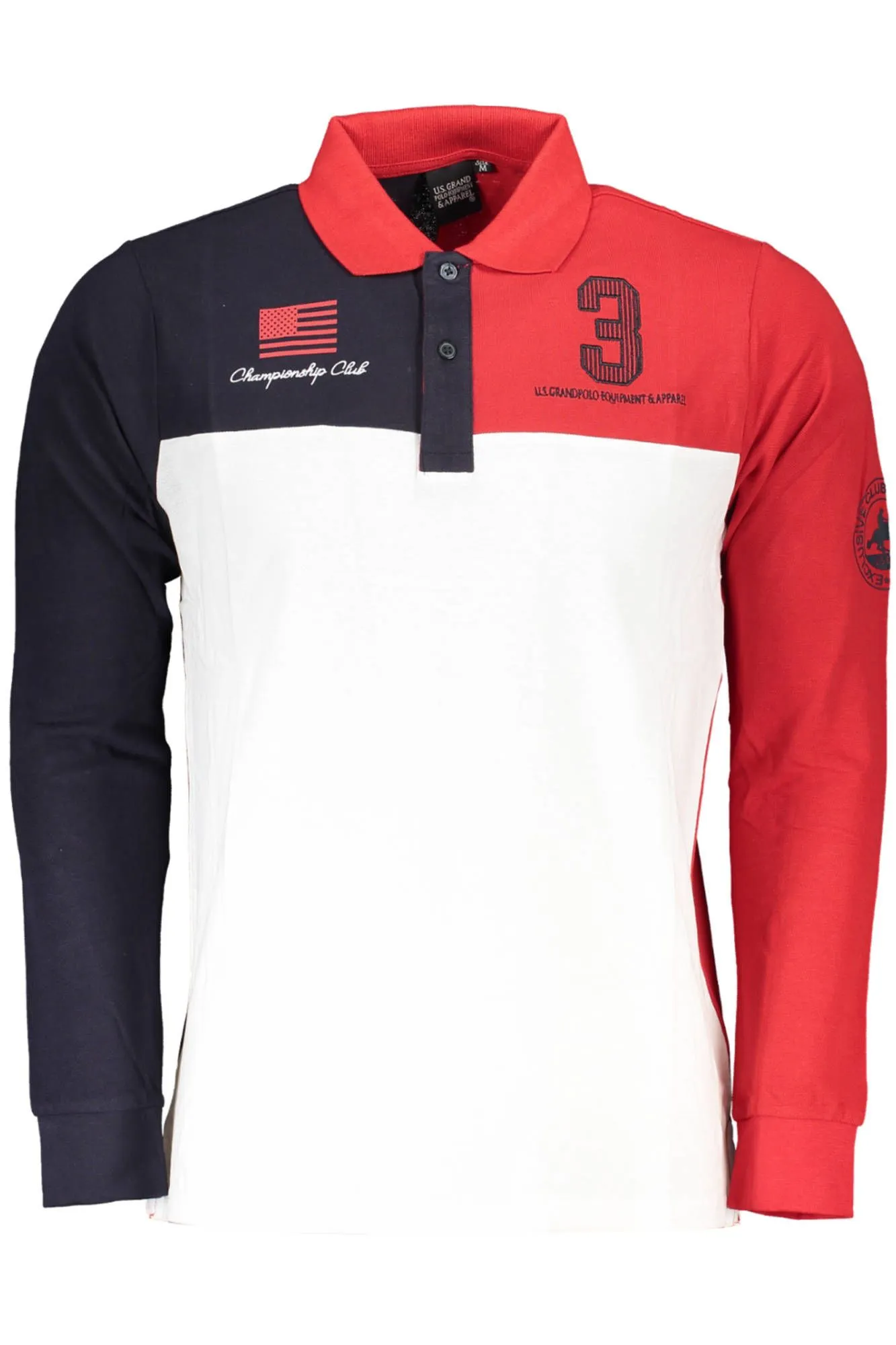 U.S. Grand Polo Red Cotton Men Polo