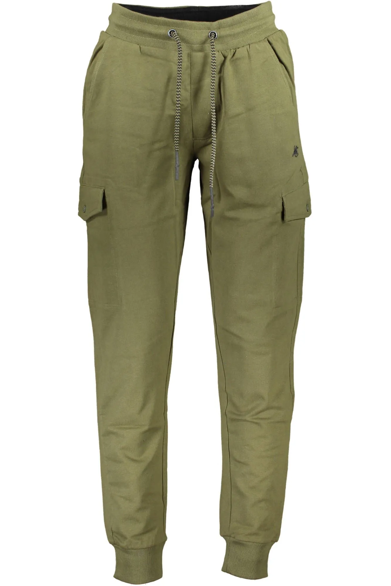U.S. Grand Polo Green Cotton Men Sports Trouser