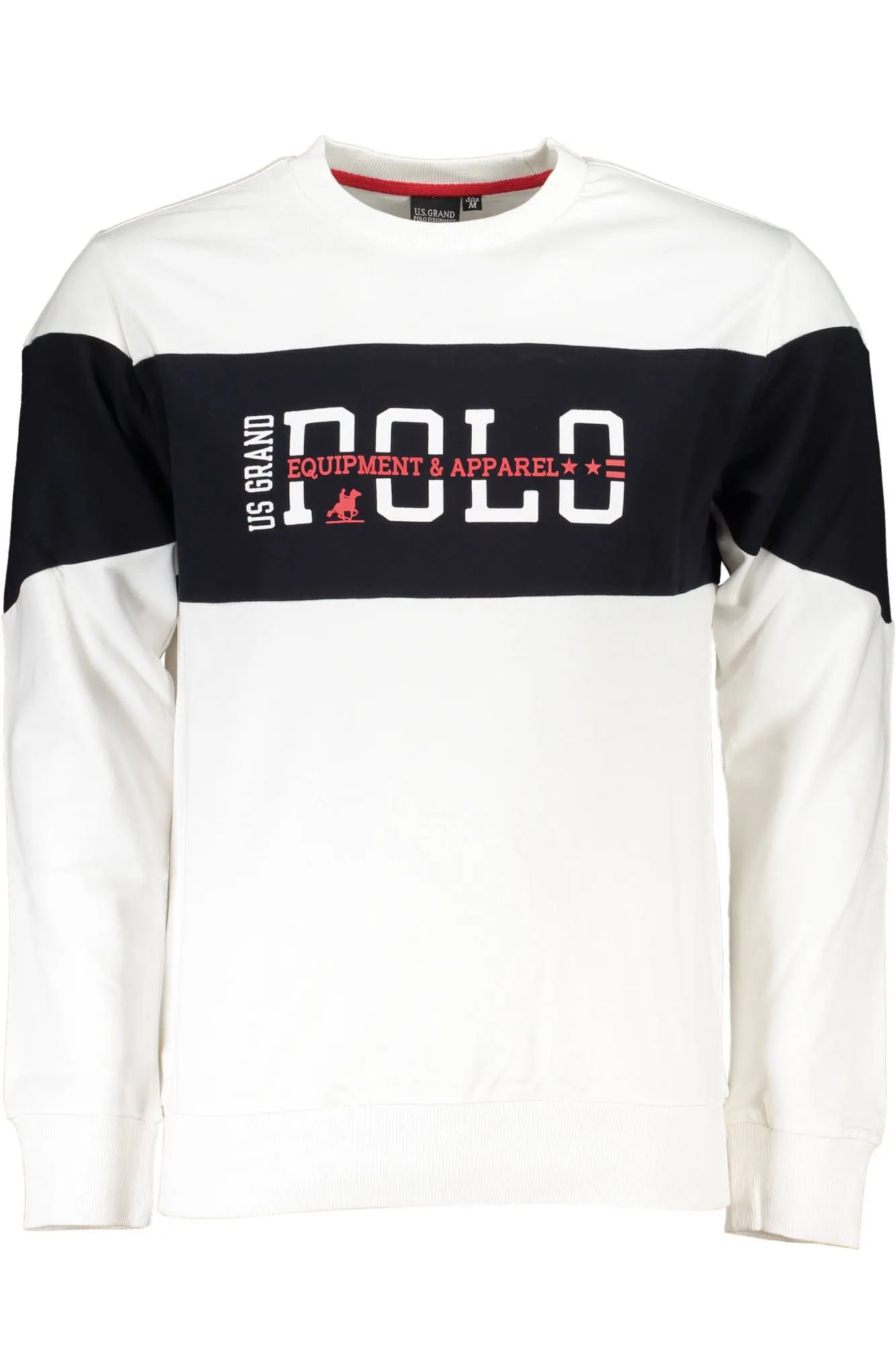 U.S. Grand Polo White Cotton Men Sweater