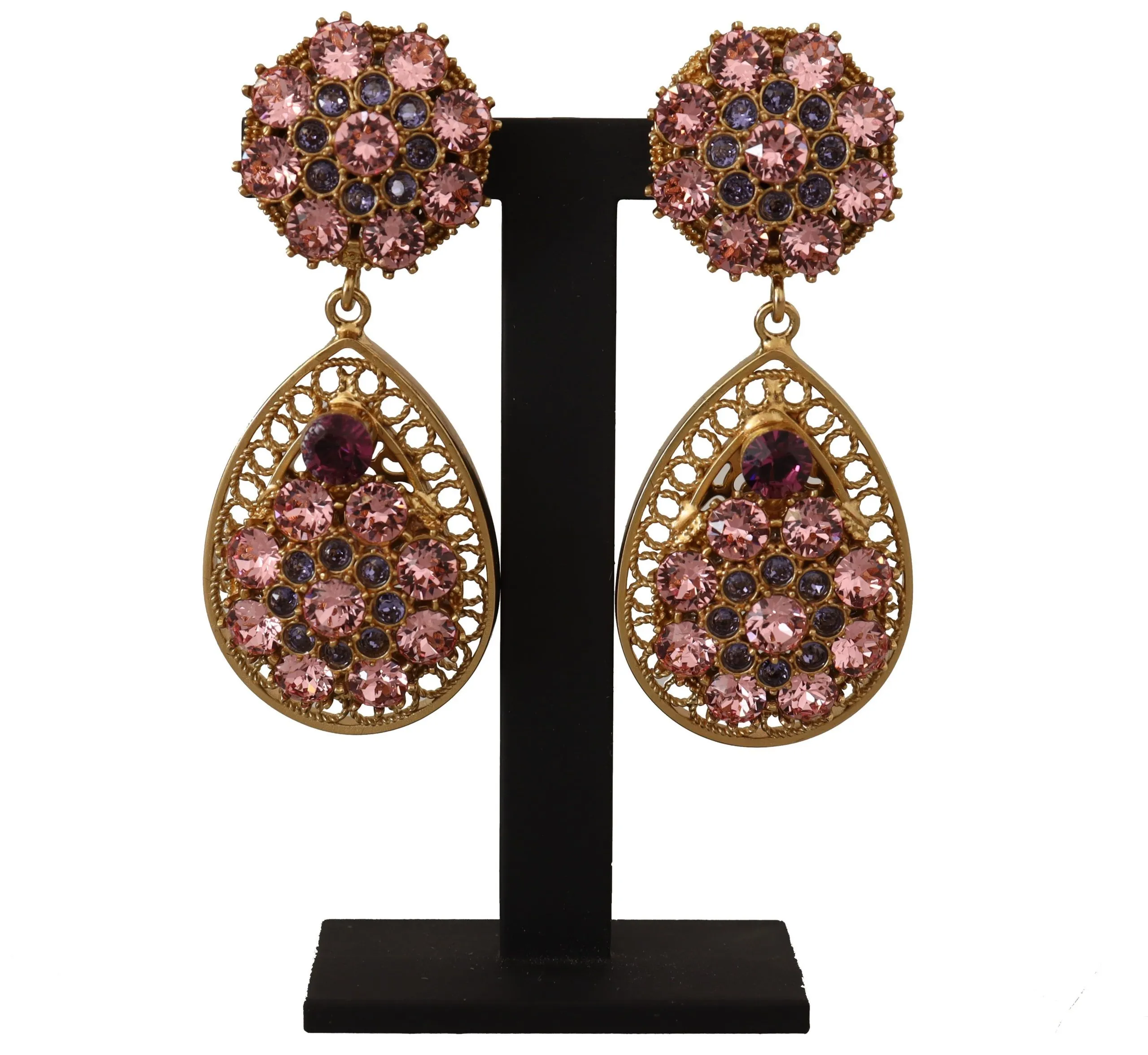 Dolce & Gabbana Women's Baroque Sicilian Dangle Clip-on Earrings