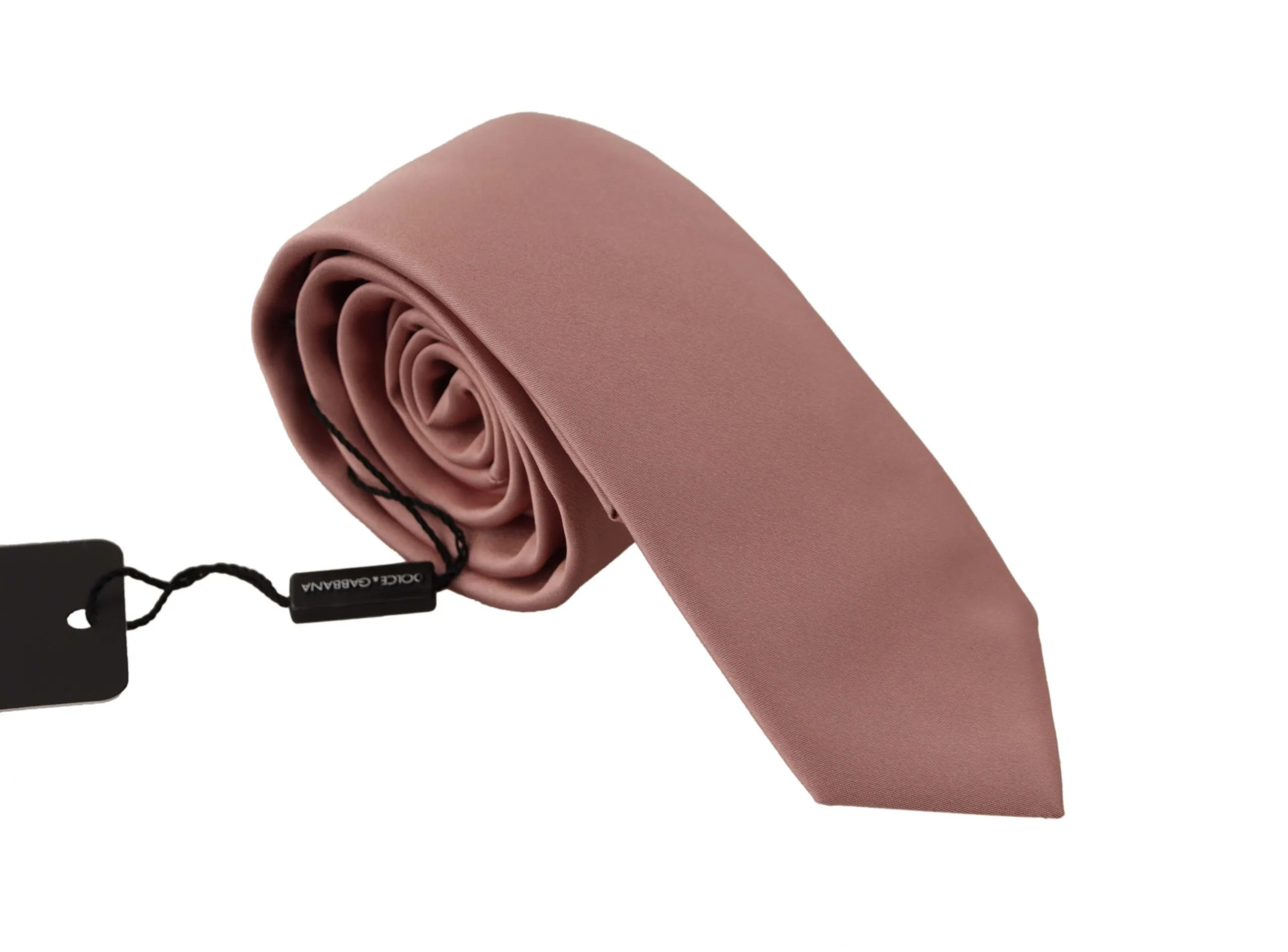 Dolce & Gabbana Men's Elegant Pink Silk Bow Tie
