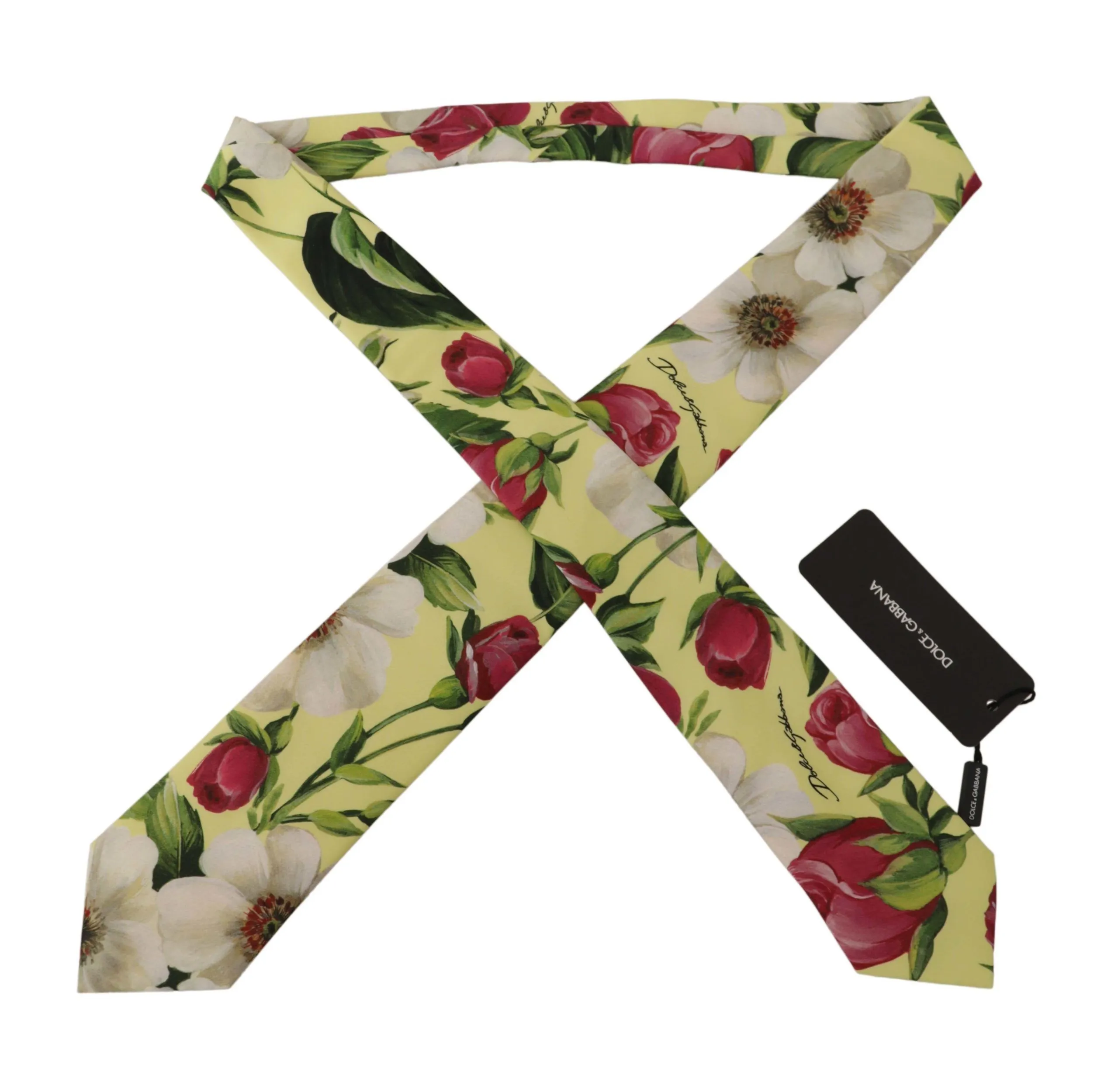 Dolce & Gabbana Men's Elegant Multicolor Silk Bow Tie