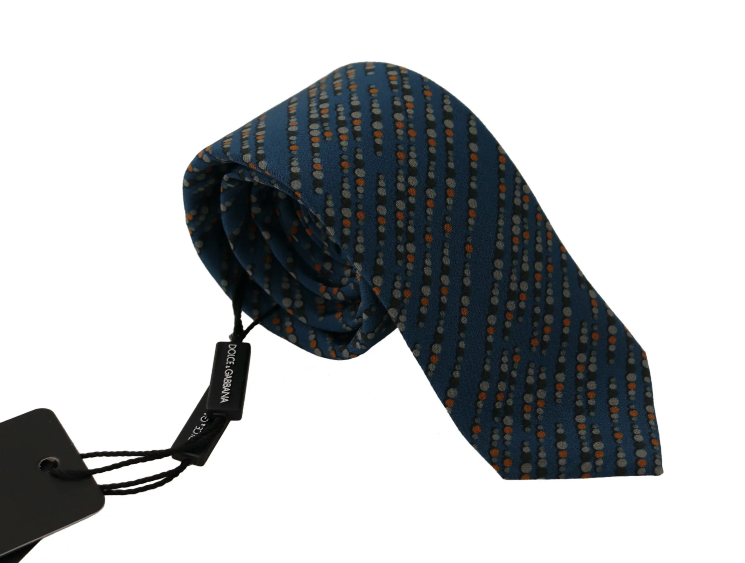 Dolce & Gabbana Men's Elegant Silk Blue Bow Tie