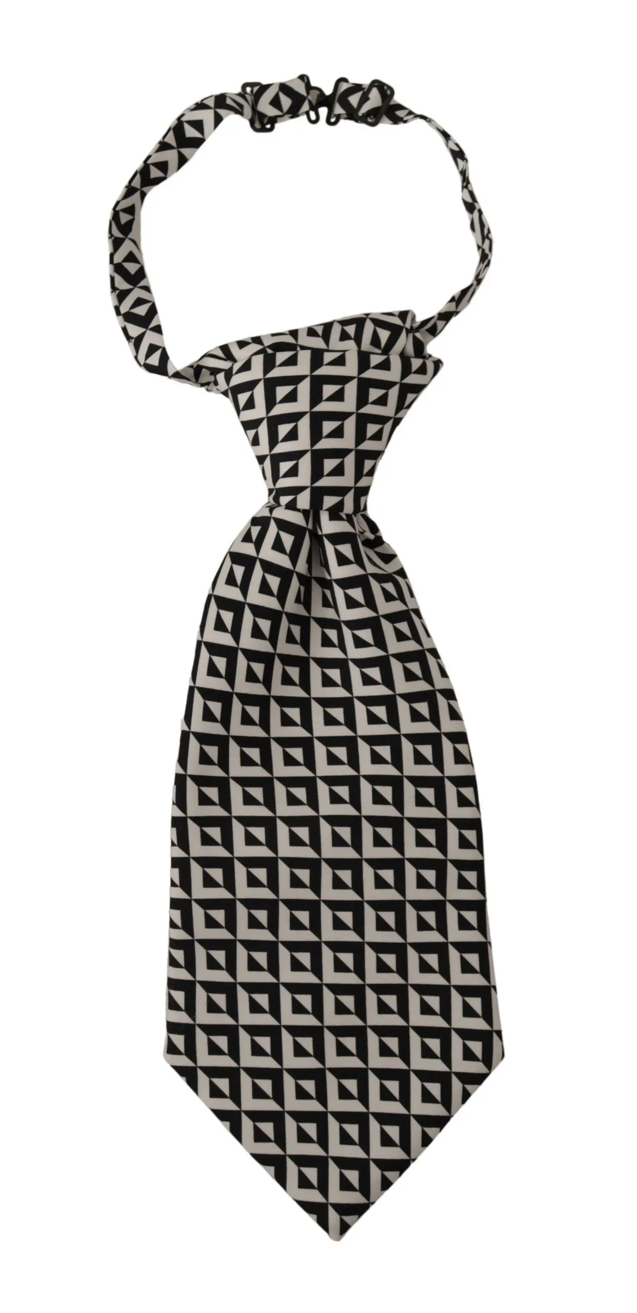 Dolce & Gabbana Men's Elegant Silk Black Tie for the Dapper Gentleman