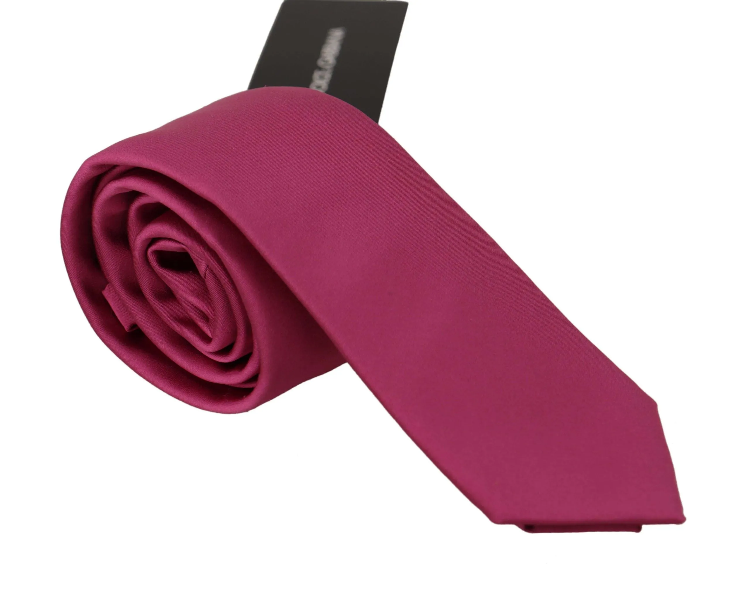 Dolce & Gabbana Men's Elegant Pink Silk Bow Tie for the Dapper Gentleman