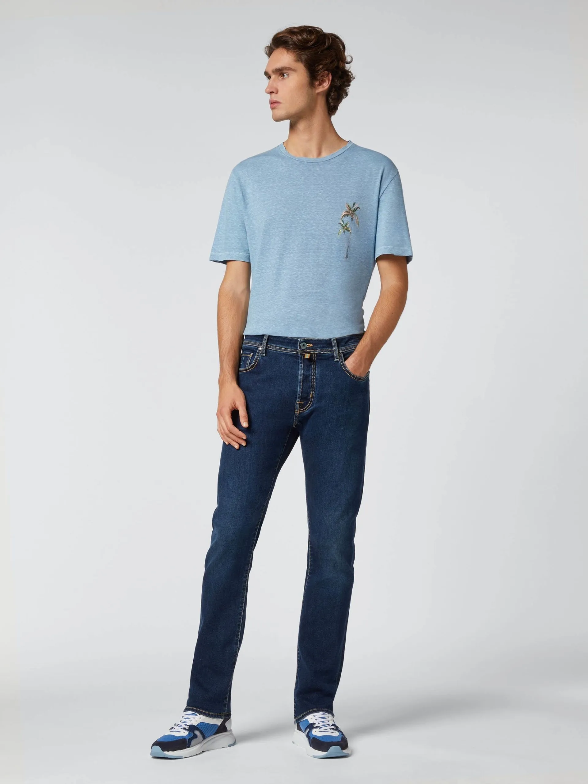 Jacob Cohen Men's Italian Luxury Denim - Classic Blue Regular Fit