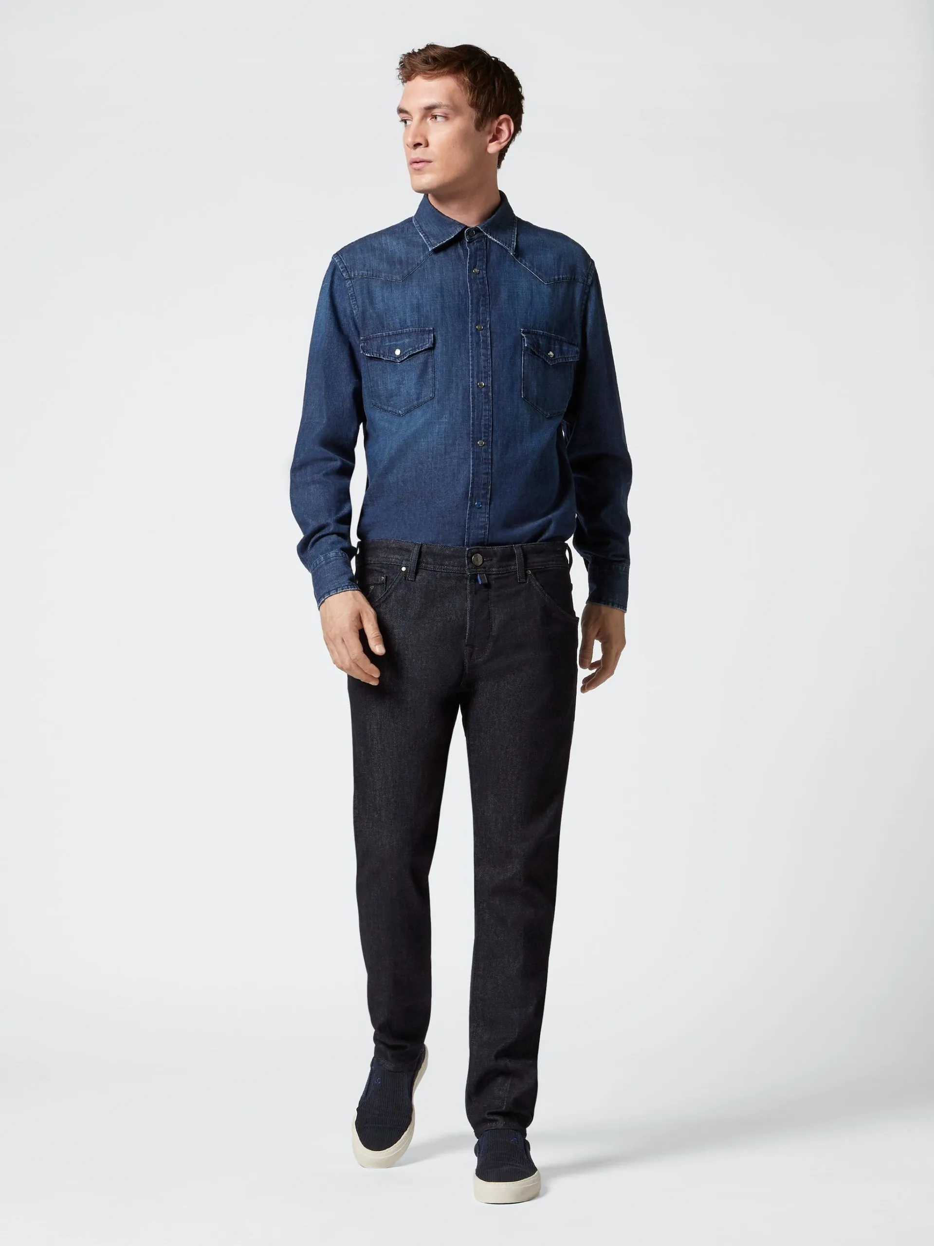 Jacob Cohen Men's Elegant Blue Denim Regular Fit Jeans