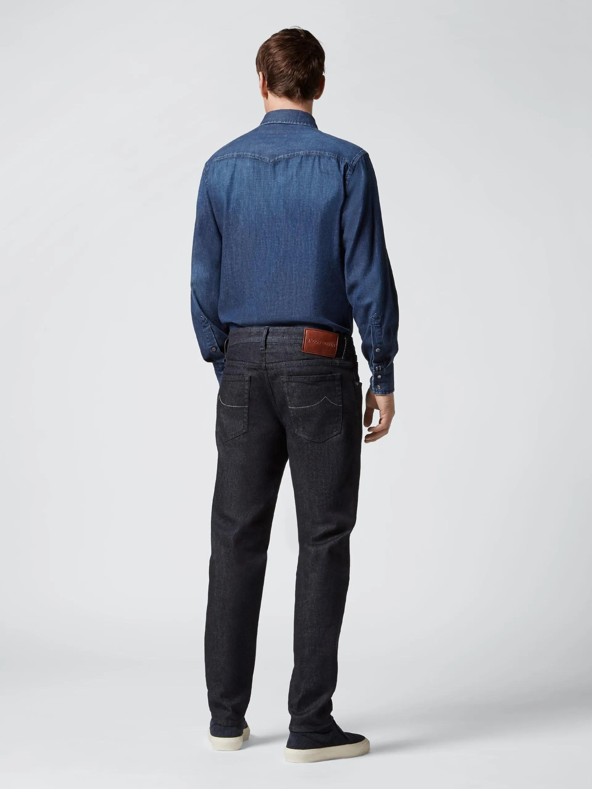 Jacob Cohen Men's Elegant Blue Denim Regular Fit Jeans