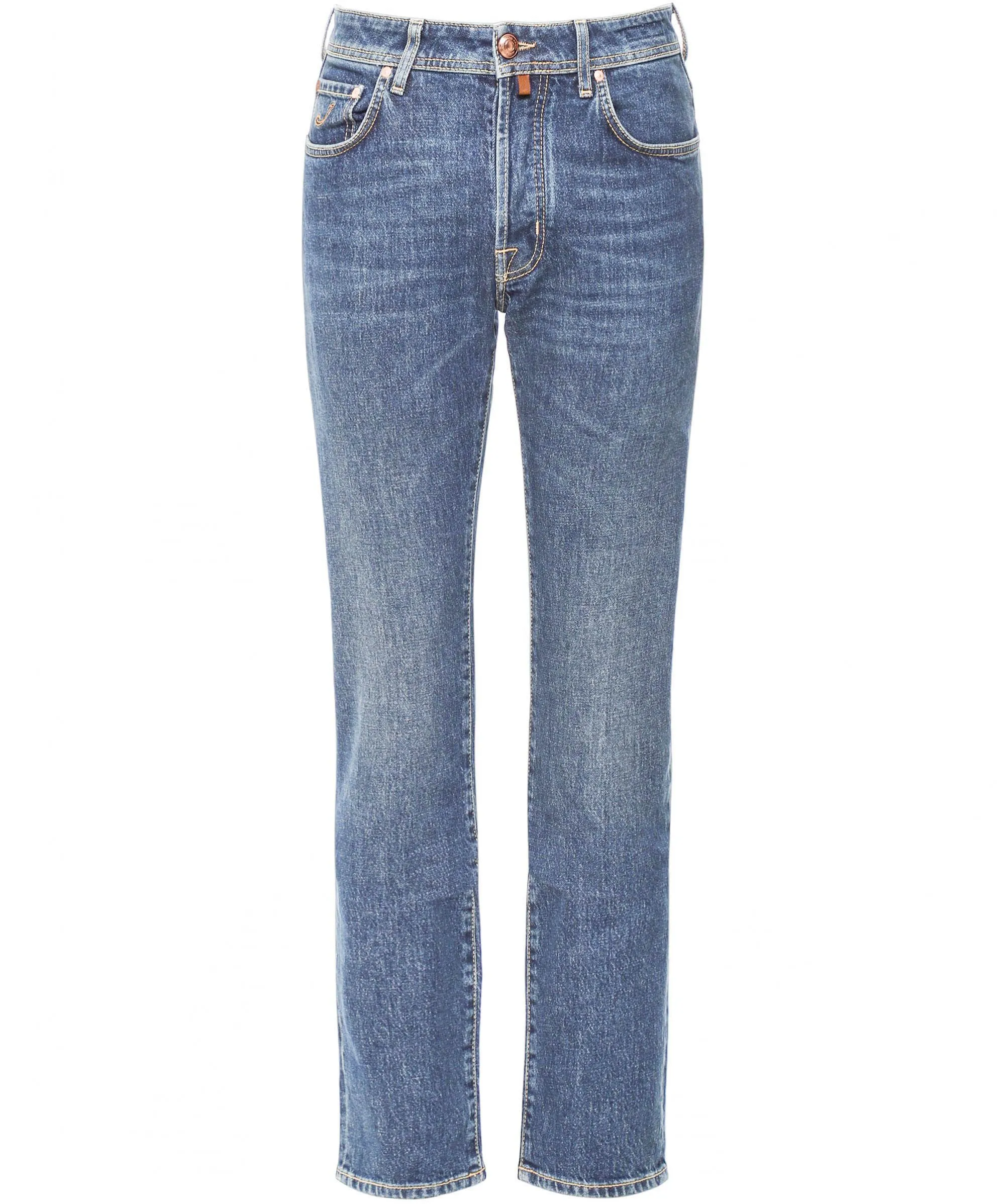 Jacob Cohen Men's Elegant Italian Denim in Classic Blue