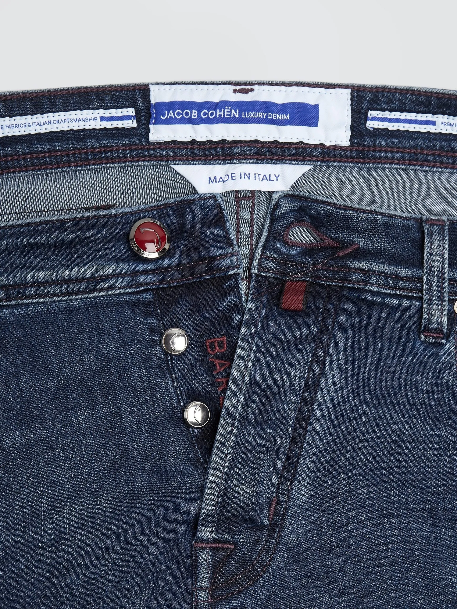 Jacob Cohen Men's Elegant Blue Denim Regular Fit Jeans