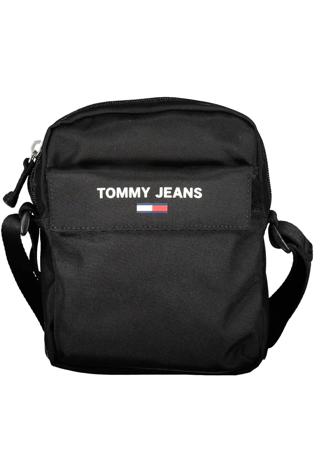 Tommy Hilfiger Black Recycled Polyester Men Shoulder Bag