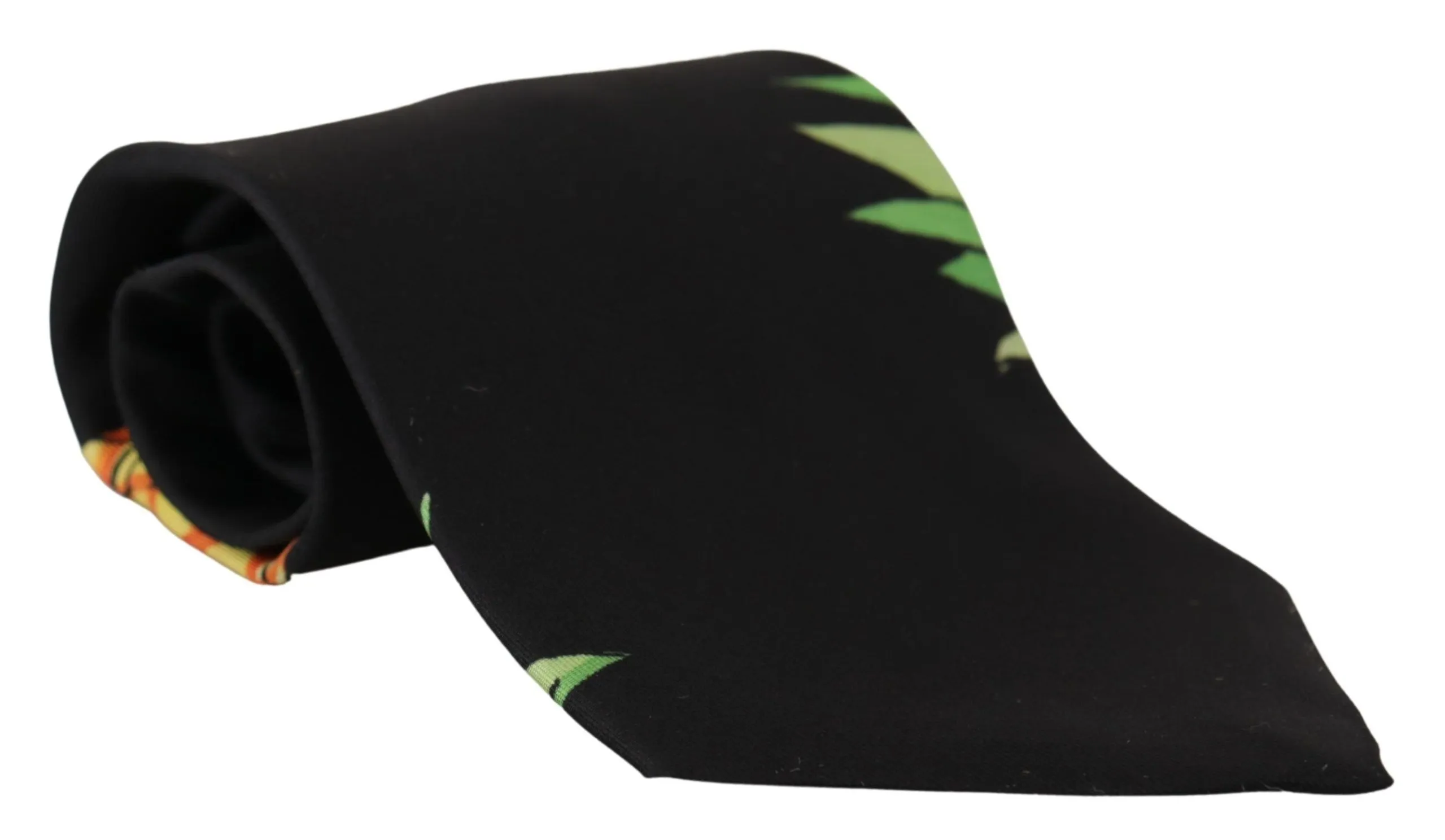 Dolce & Gabbana Men's Elegant Black Silk Tie for Sophisticated Style