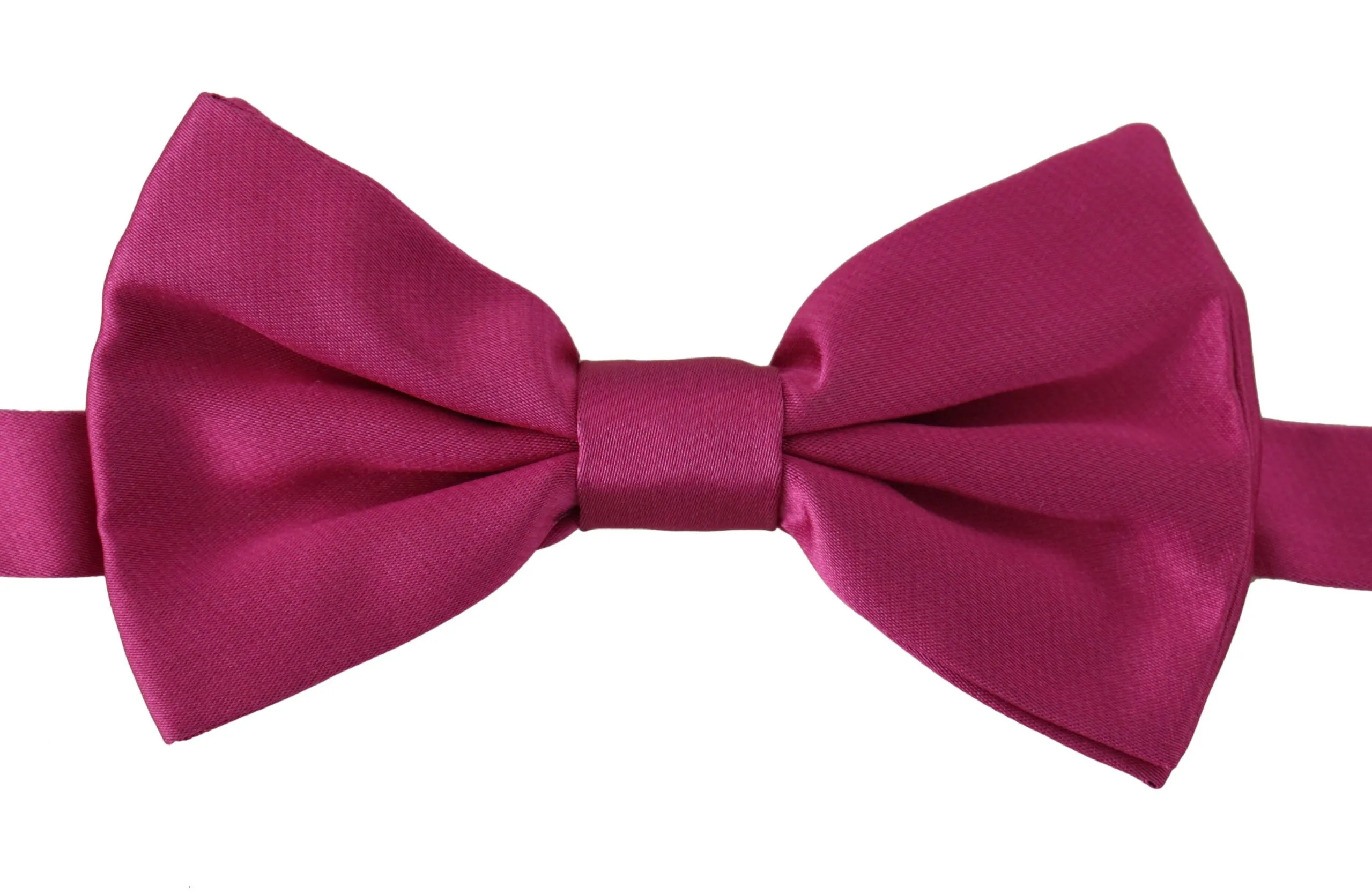 Dolce & Gabbana Men's Elegant Pink Silk Bow Tie