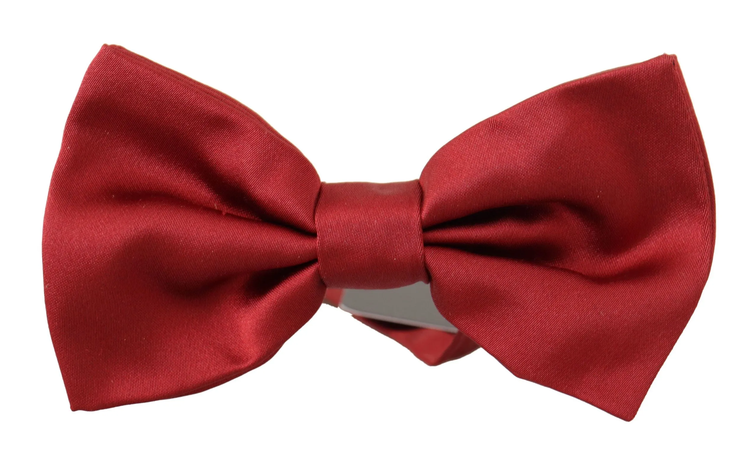 Dolce & Gabbana Men's Elegant Silk Red Bow Tie