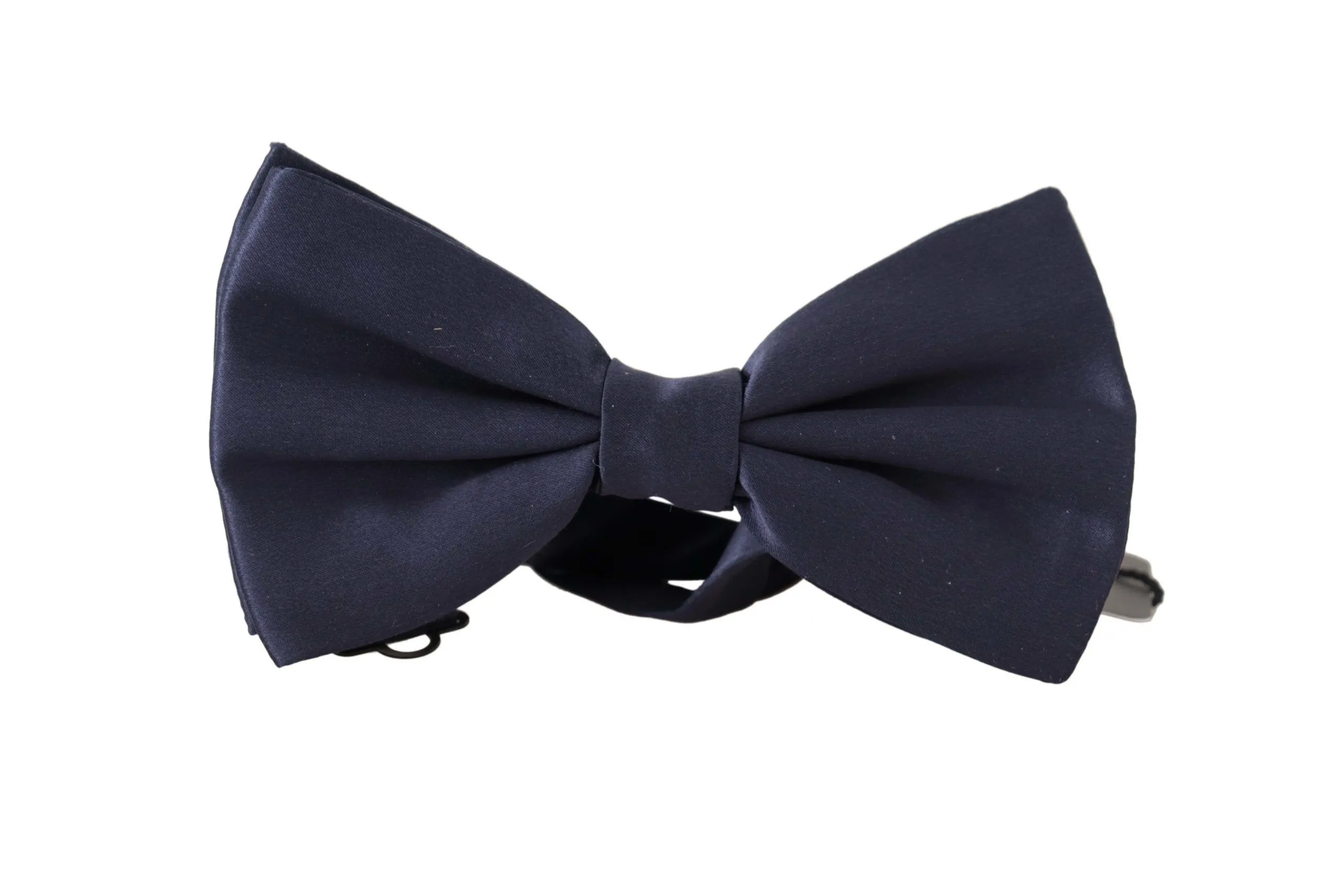 Dolce & Gabbana Men's Elegant Sapphire Silk Bow Tie