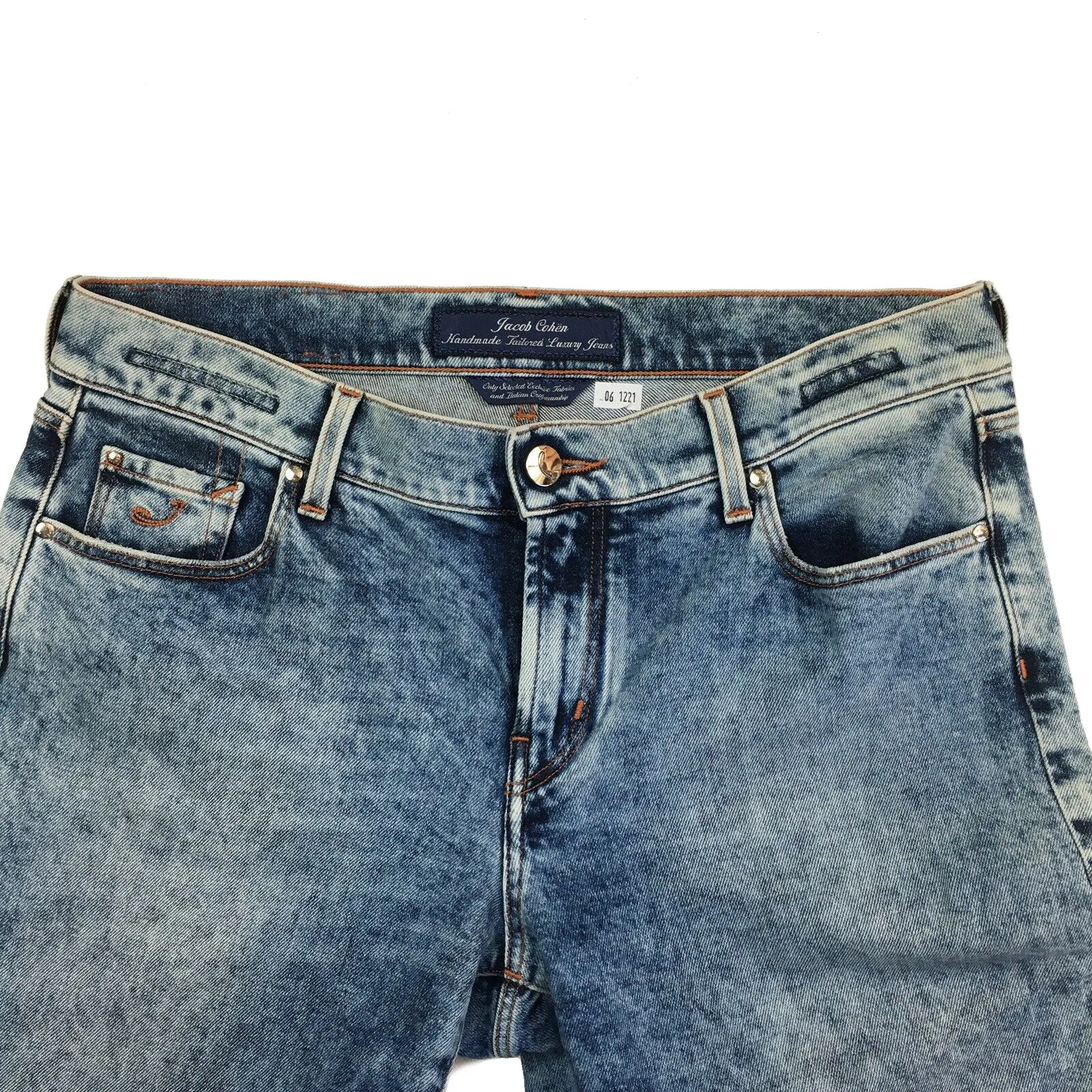 Jacob Cohen Women's Chic Acid Wash Cotton Blend Jeans