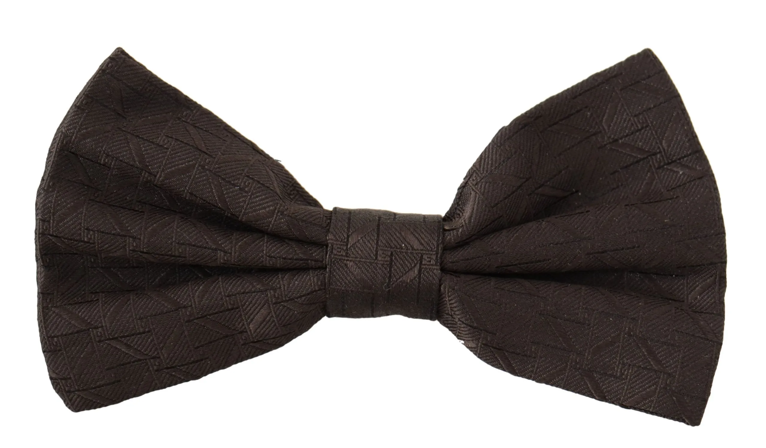 Dolce & Gabbana Men's Elegant Black Silk Bow Tie