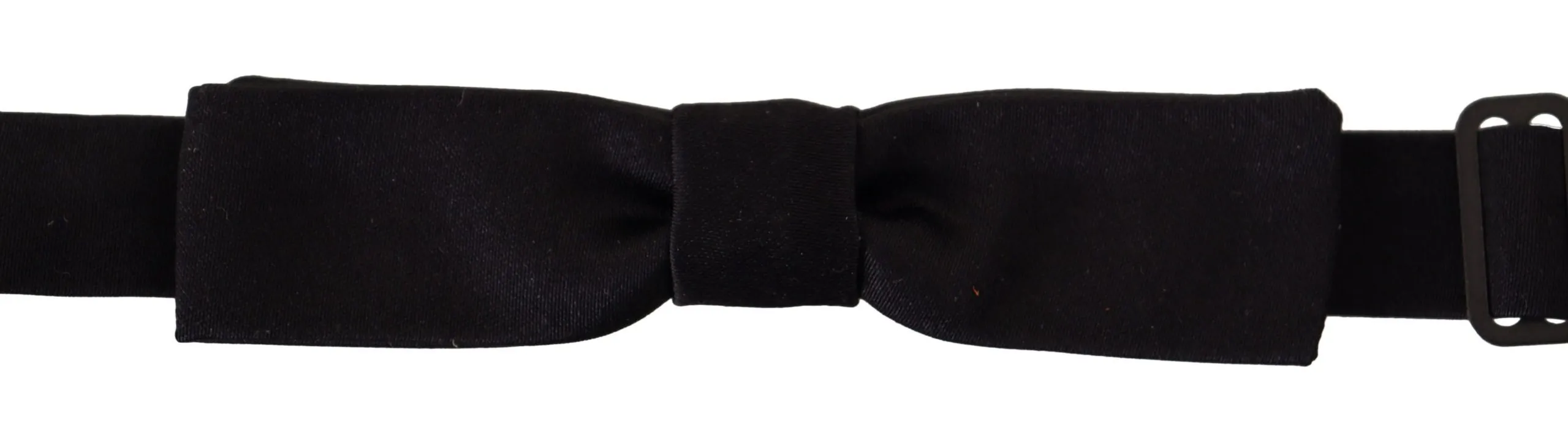 Dolce & Gabbana Men's Elegant Black Silk Bow Tie